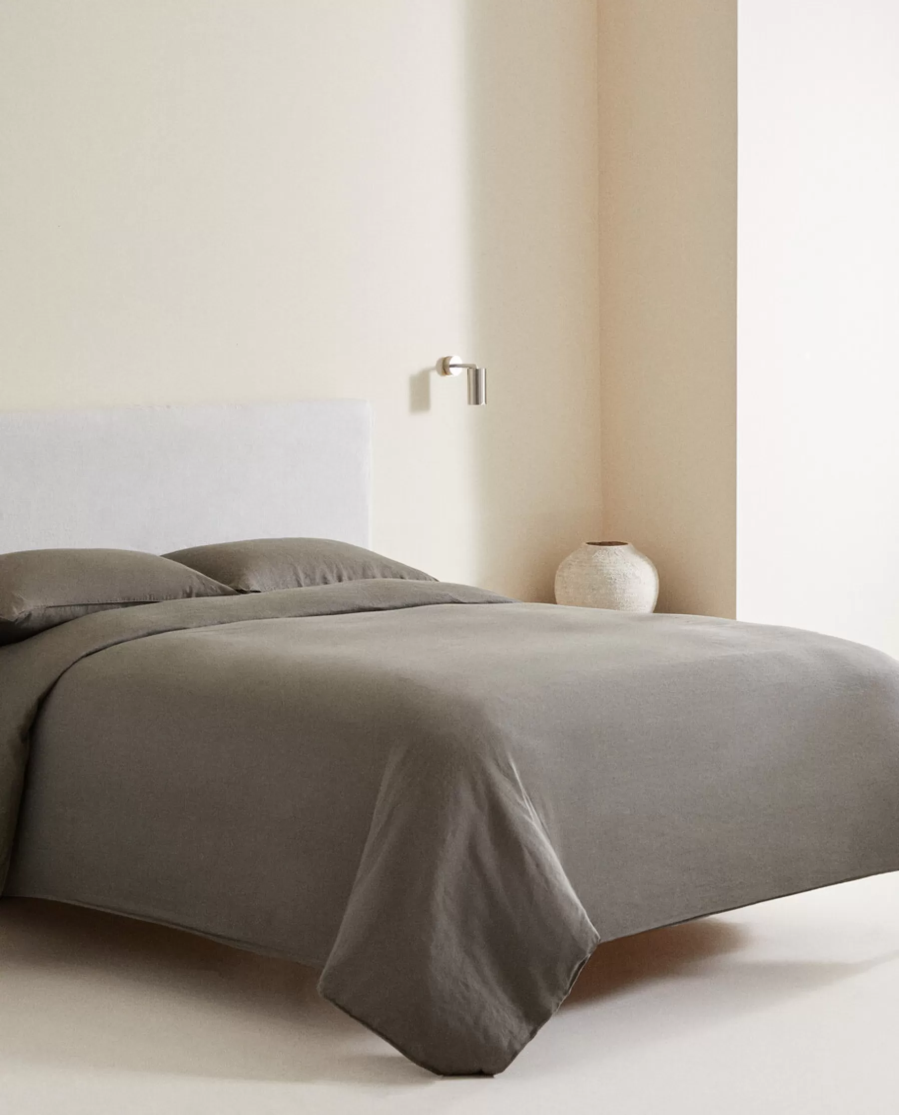 ZARA Home (140 Gsm) Washed Linen Fitted Sheet | Fitted Sheets