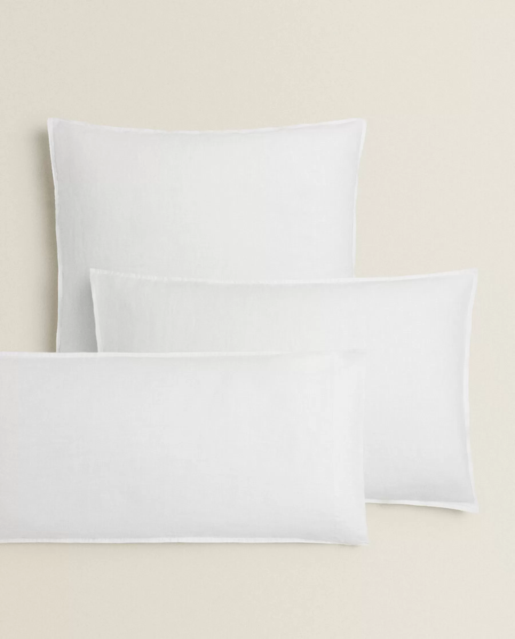 ZARA Home (160 Gsm) Washed Linen Pillowcase | Pillowcases