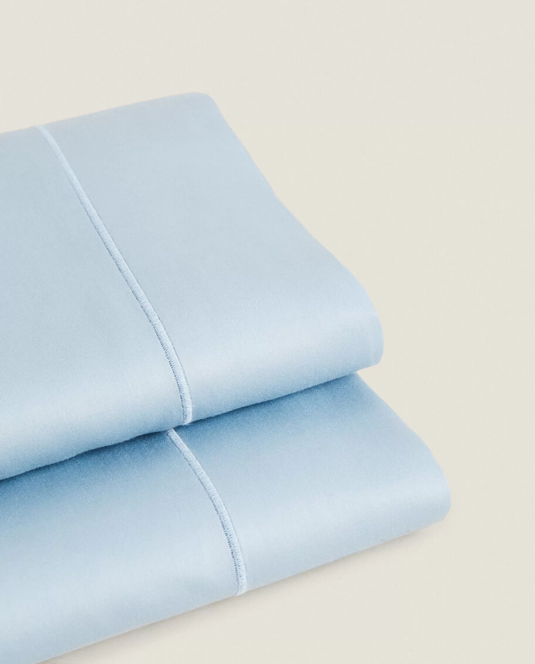 ZARA Home (300 Thread Count) Cotton Sateen Flat Sheet | Flat Sheets