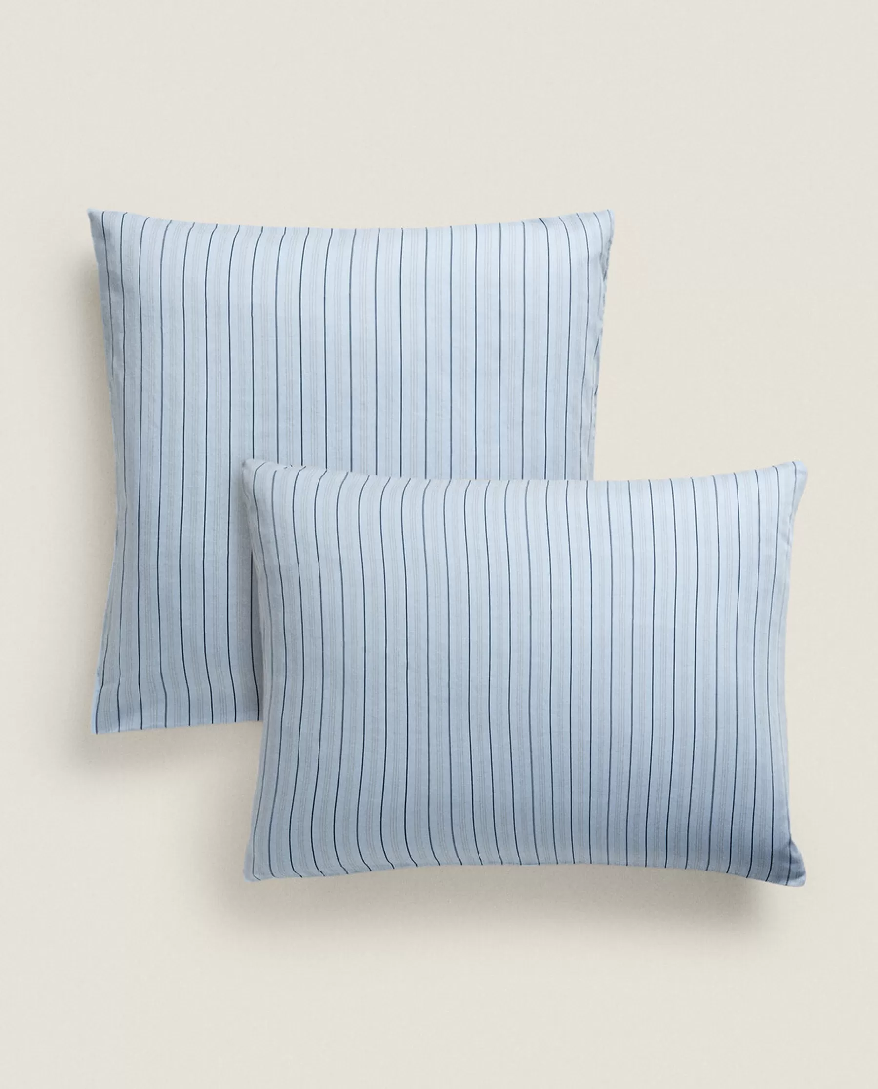 ZARA Home (300 Thread Count) Striped Washed Sateen Pillowcase | Pillowcases