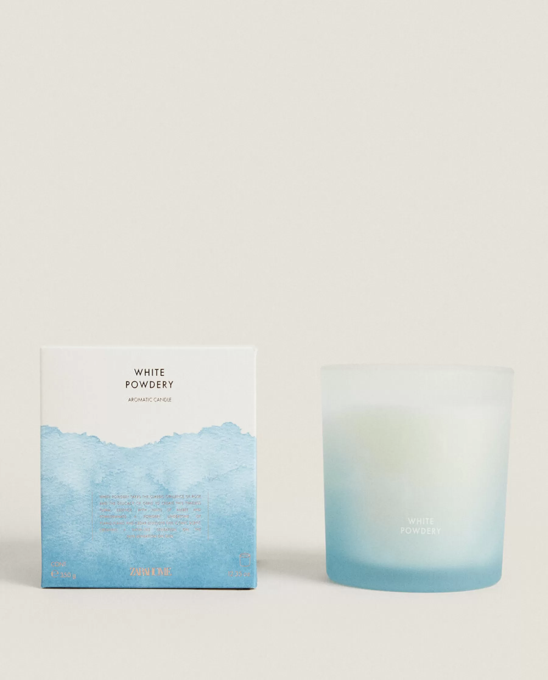 ZARA Home (350 G) White Powdery Scented Candle | Candles