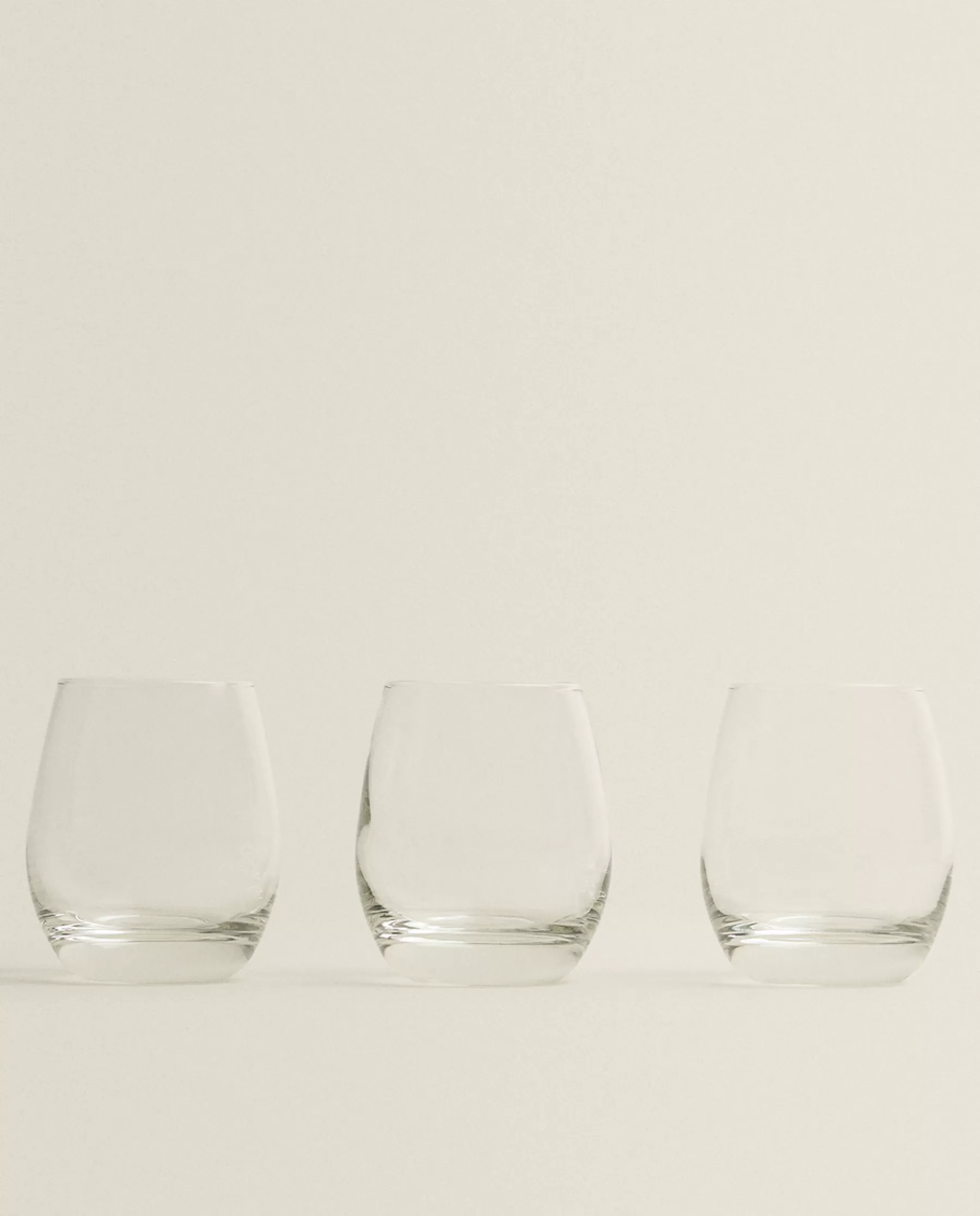 ZARA Home 3-Pack Oval Glasses | Tumblers