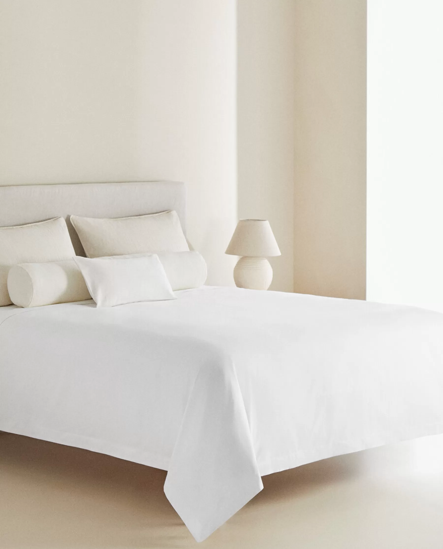 ZARA Home (500 Thread Count) Cotton Percale Fitted Sheet | Fitted Sheets