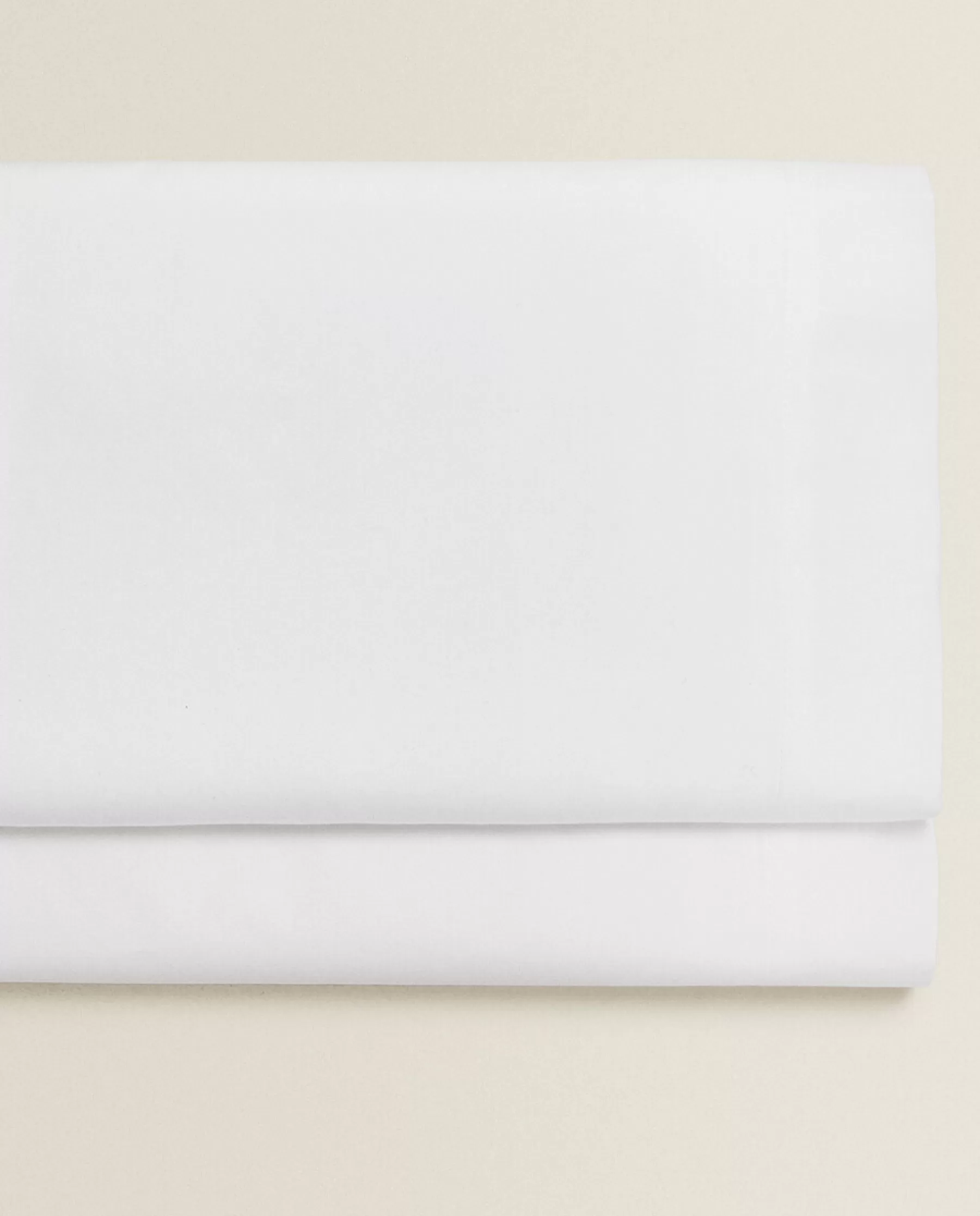 ZARA Home (500 Thread Count) Percale Flat Sheet | Flat Sheets