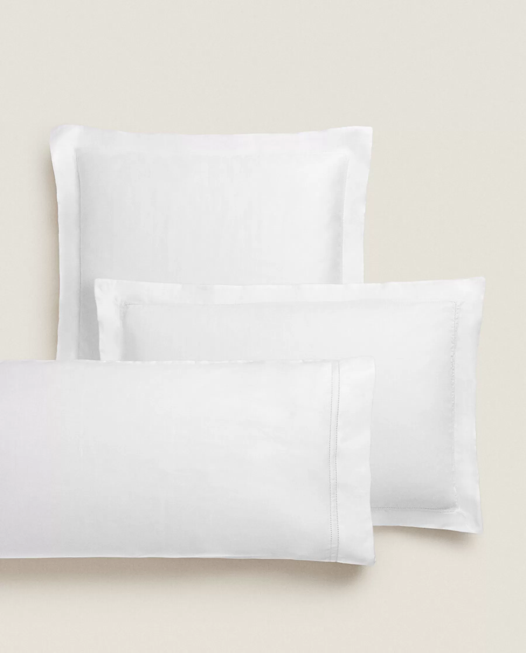 ZARA Home (500 Thread Count) Sateen Pillowcase With Double Hemstitching | Pillowcases