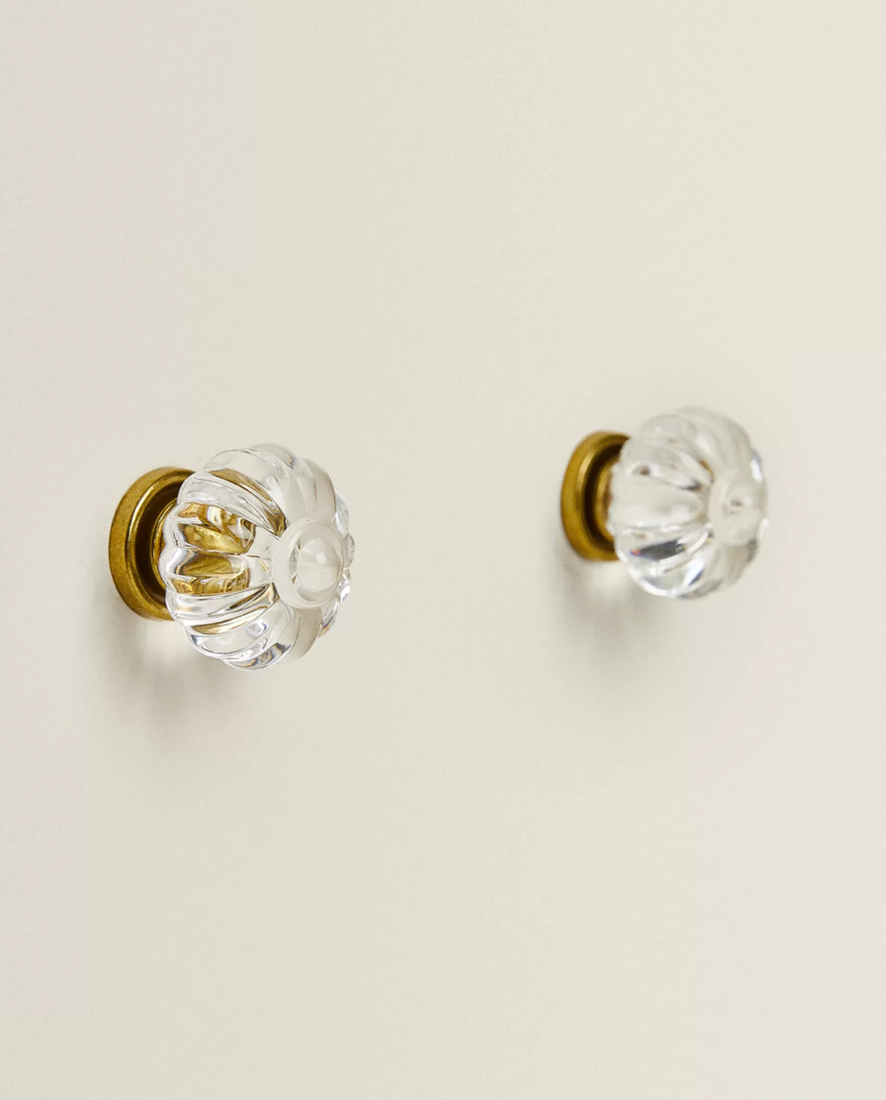 ZARA Home Acrylic Flower Door Knob (Pack Of 2) | Door Knobs