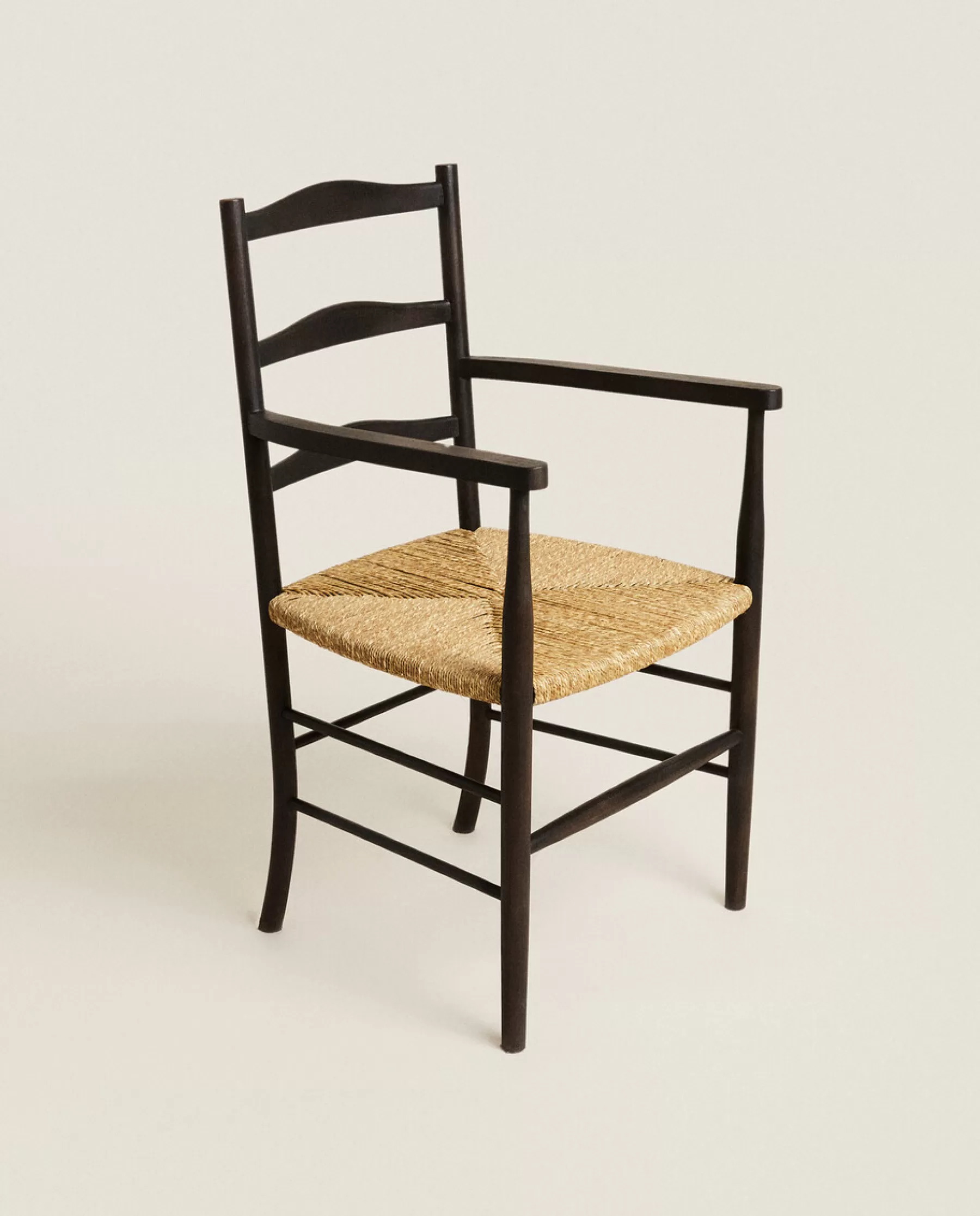 ZARA Home Ash And Seagrass Chair With Arm Rests | Chairs & Armchairs