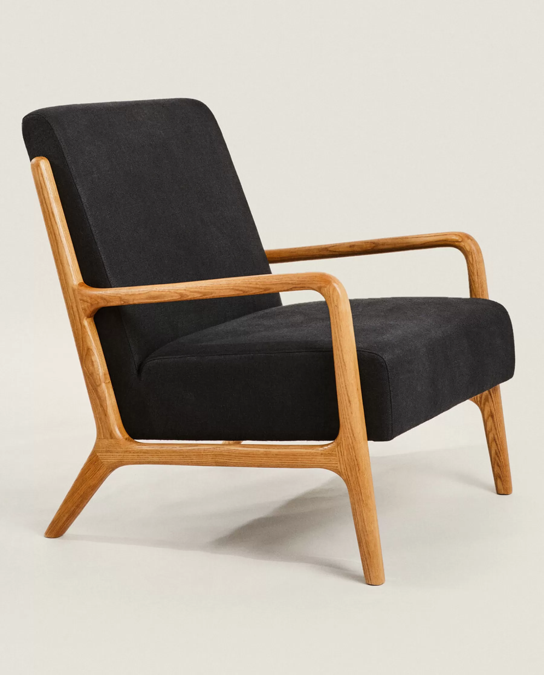 ZARA Home Ash Wood And Linen Armchair | Chairs & Armchairs