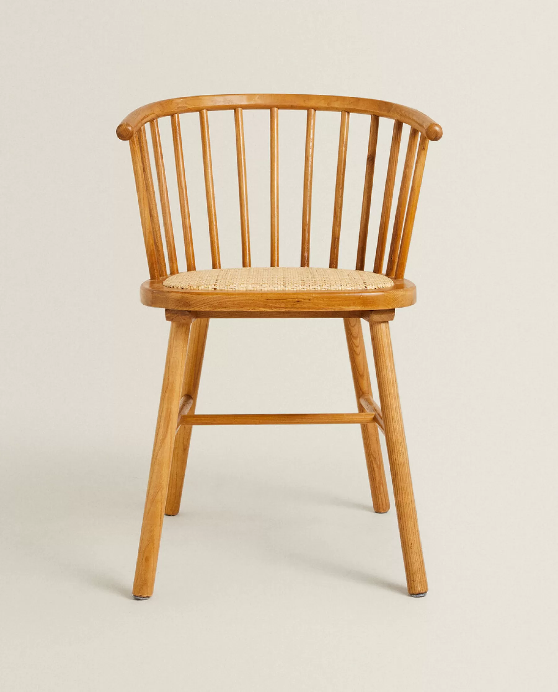 ZARA Home Ash Wood Chair With Rattan Seat | Chairs & Armchairs