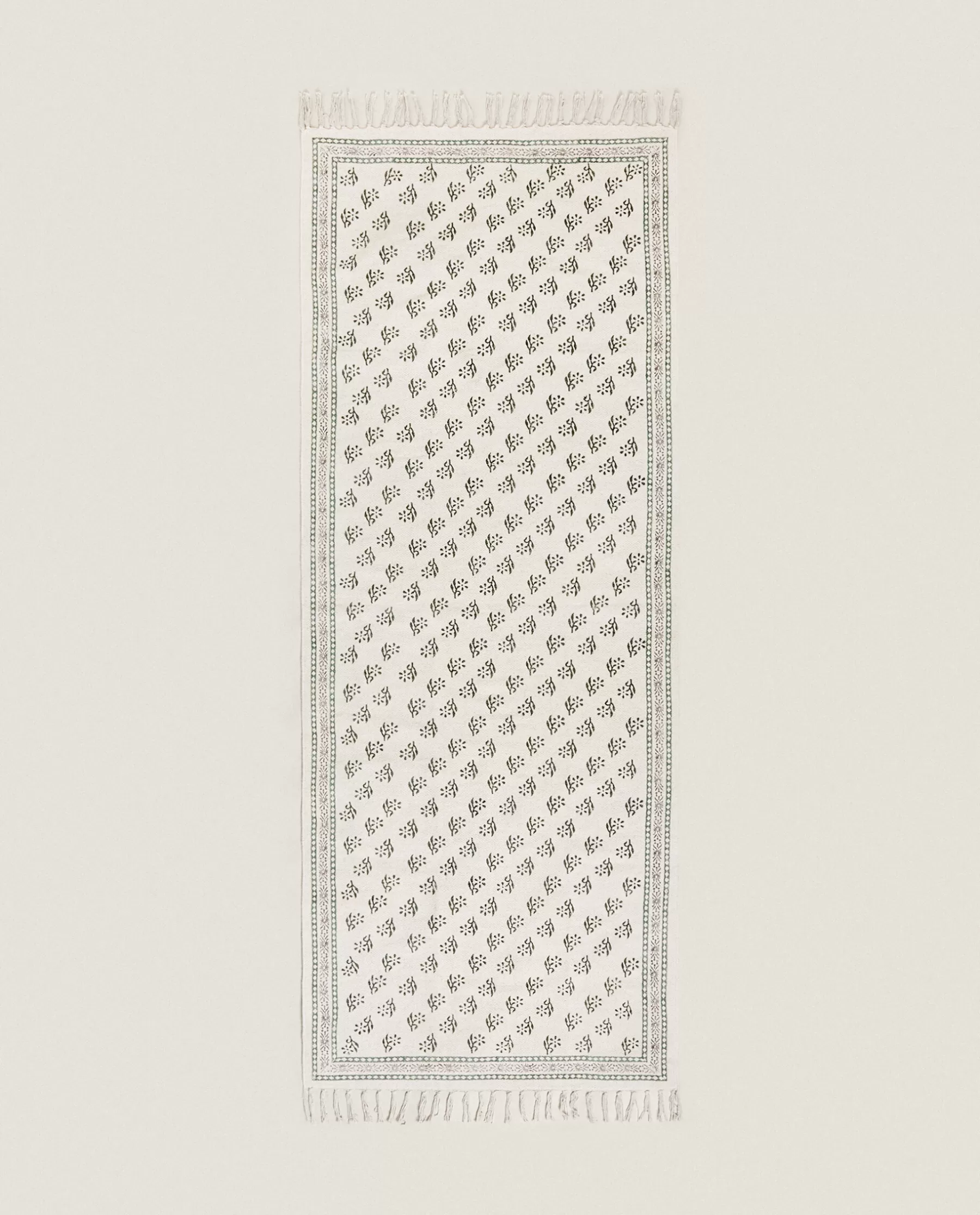 ZARA Home Block Print Rug | Decorative