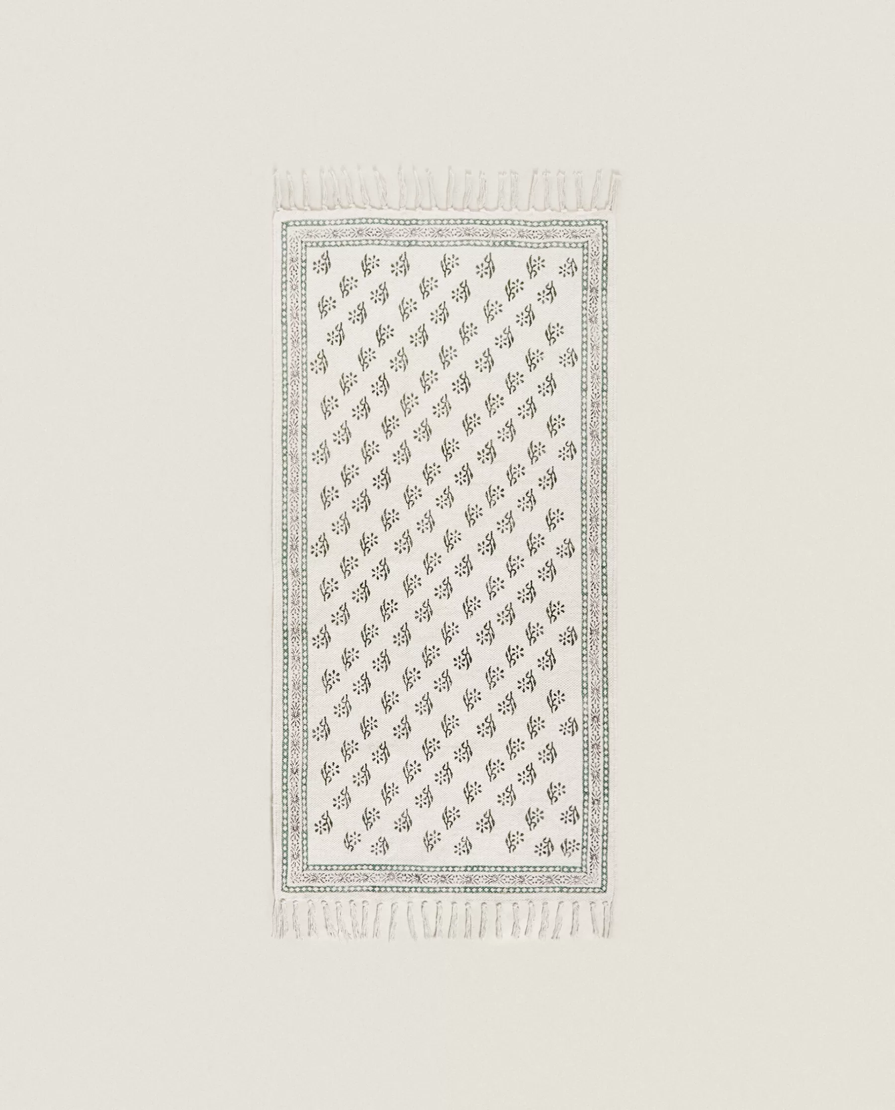 ZARA Home Block Print Rug | Decorative