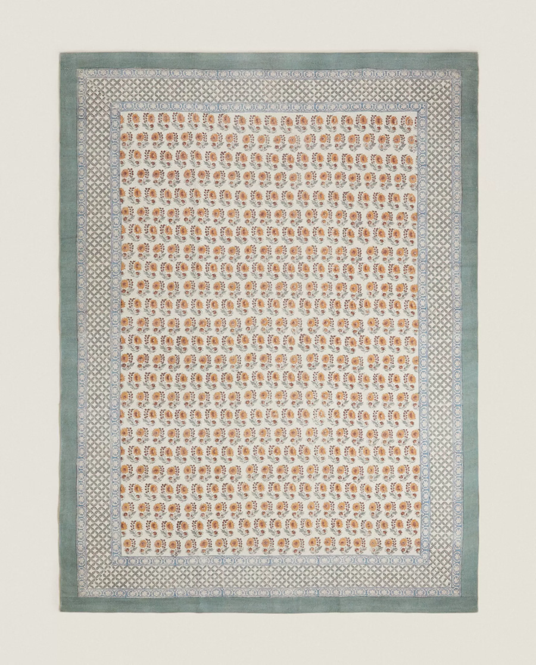 ZARA Home Block Print Rug | Decorative