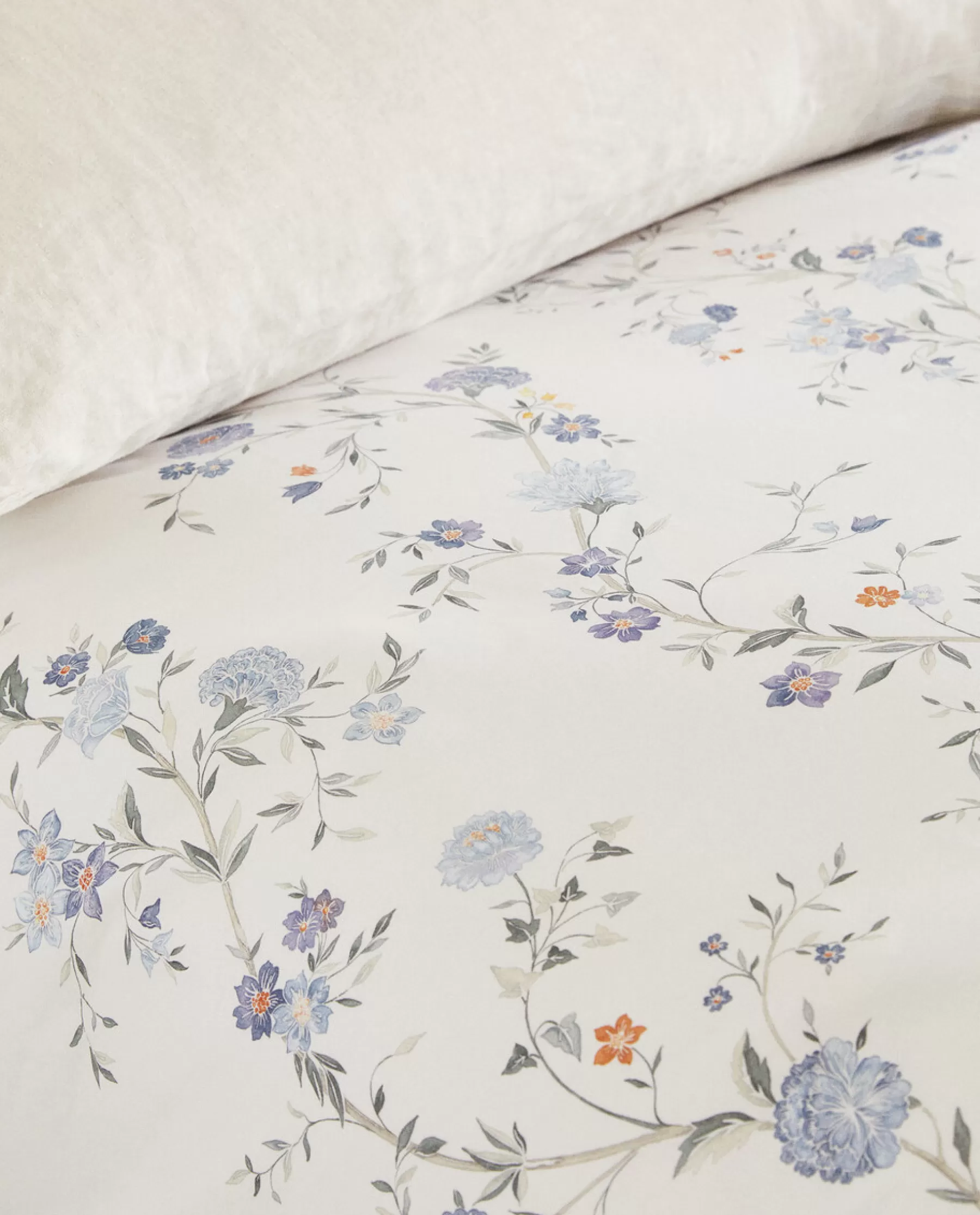 ZARA Home Blue Floral Comforter Duvet Cover | Duvet Covers