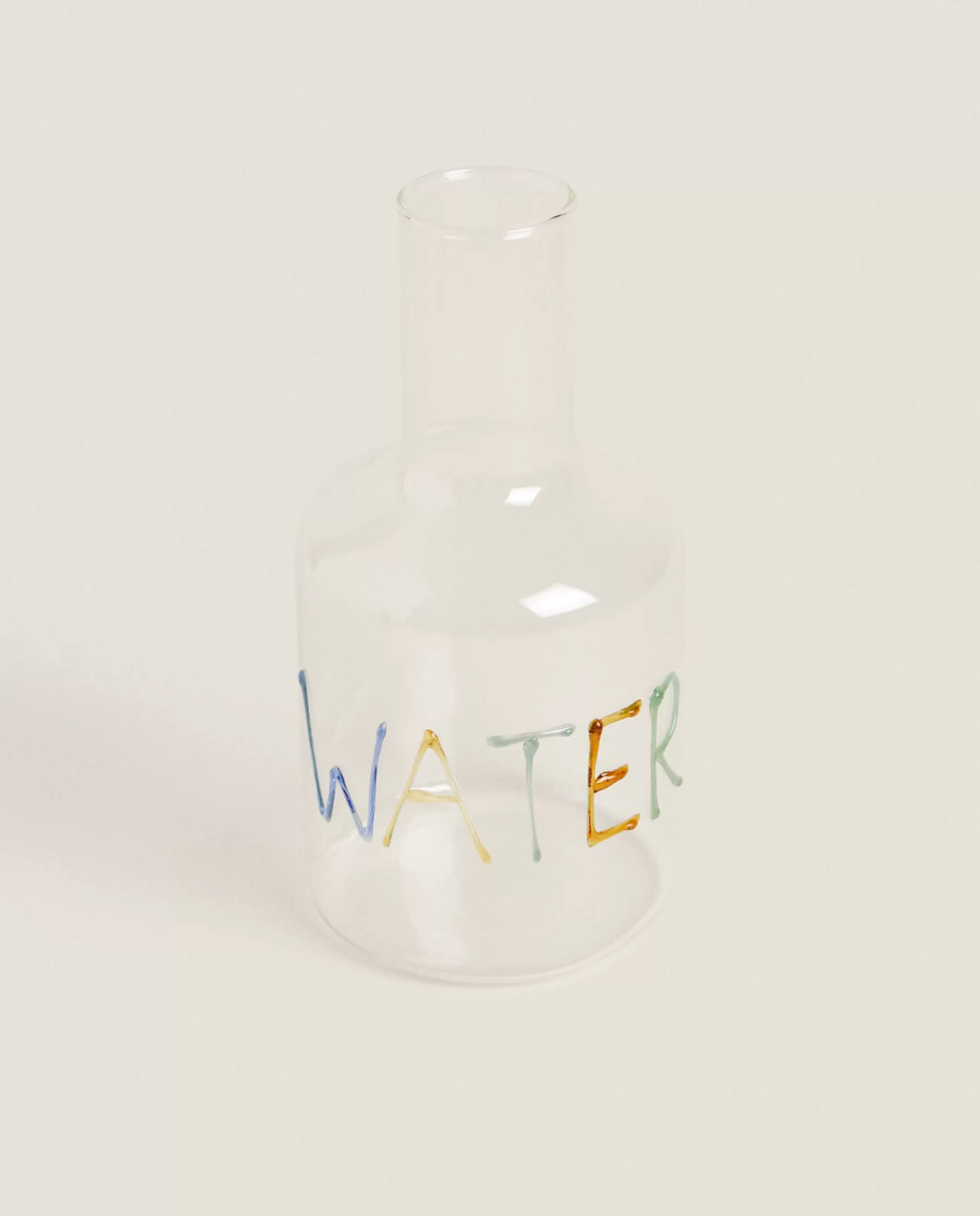 ZARA Home Borosilicate Glass Bottle With Letters | Borosilicate Glass