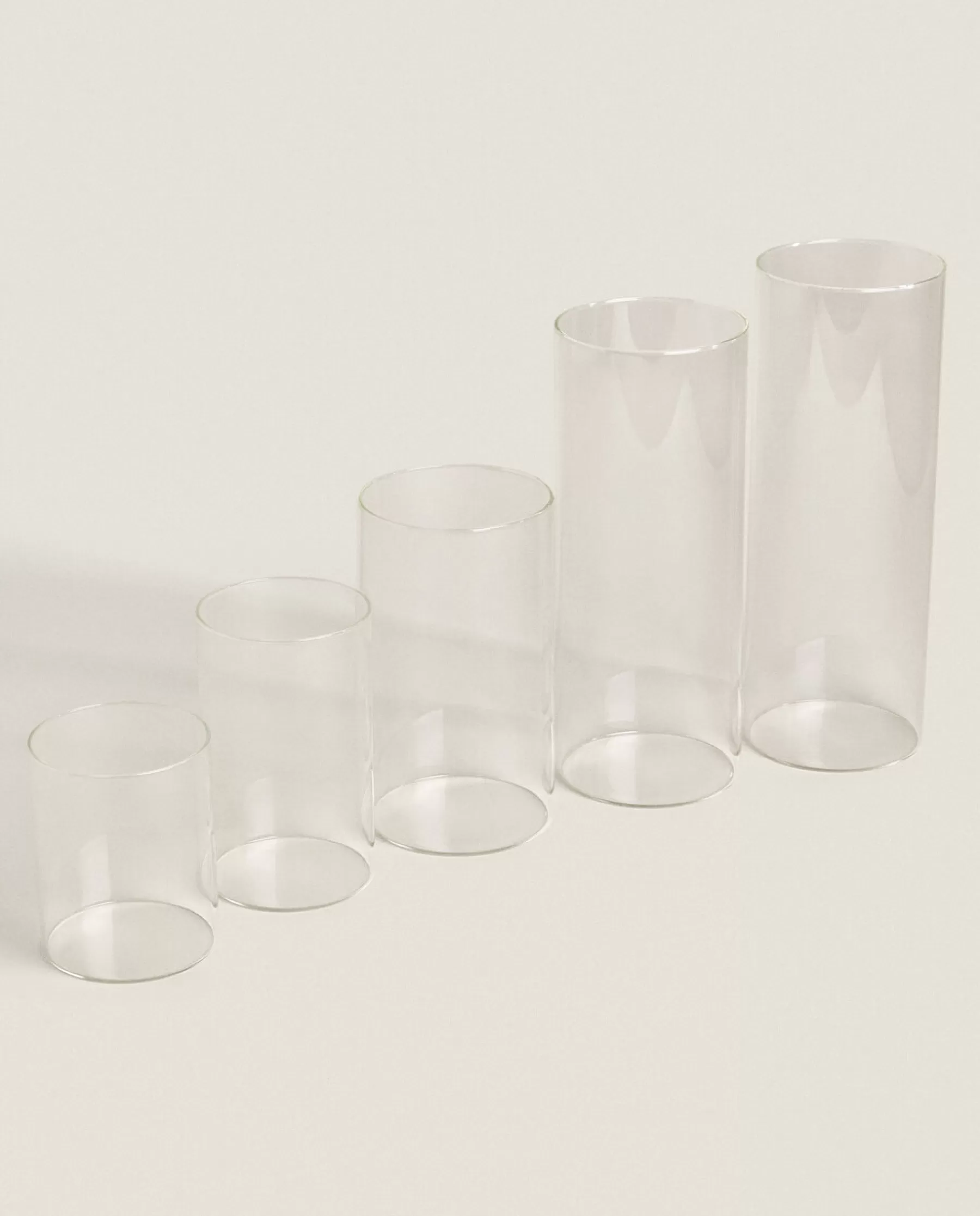 ZARA Home Borosilicate Glass Lantern Vase | Candlesticks And Tealight Holders