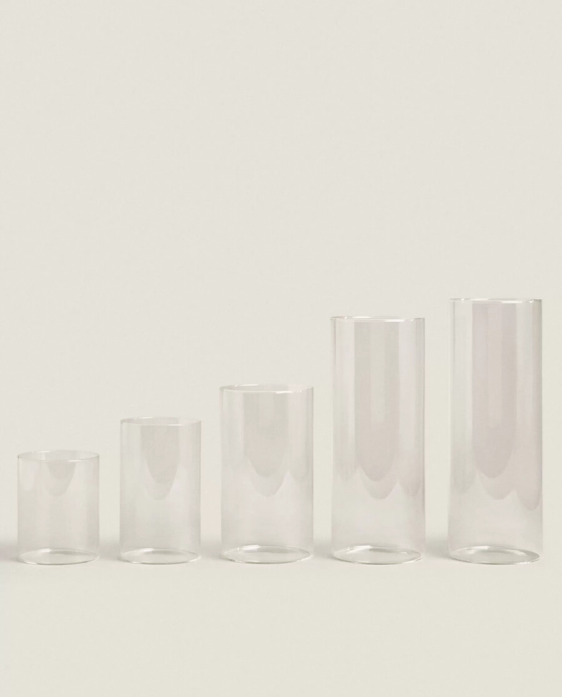 ZARA Home Borosilicate Glass Lantern Vase | Candlesticks And Tealight Holders