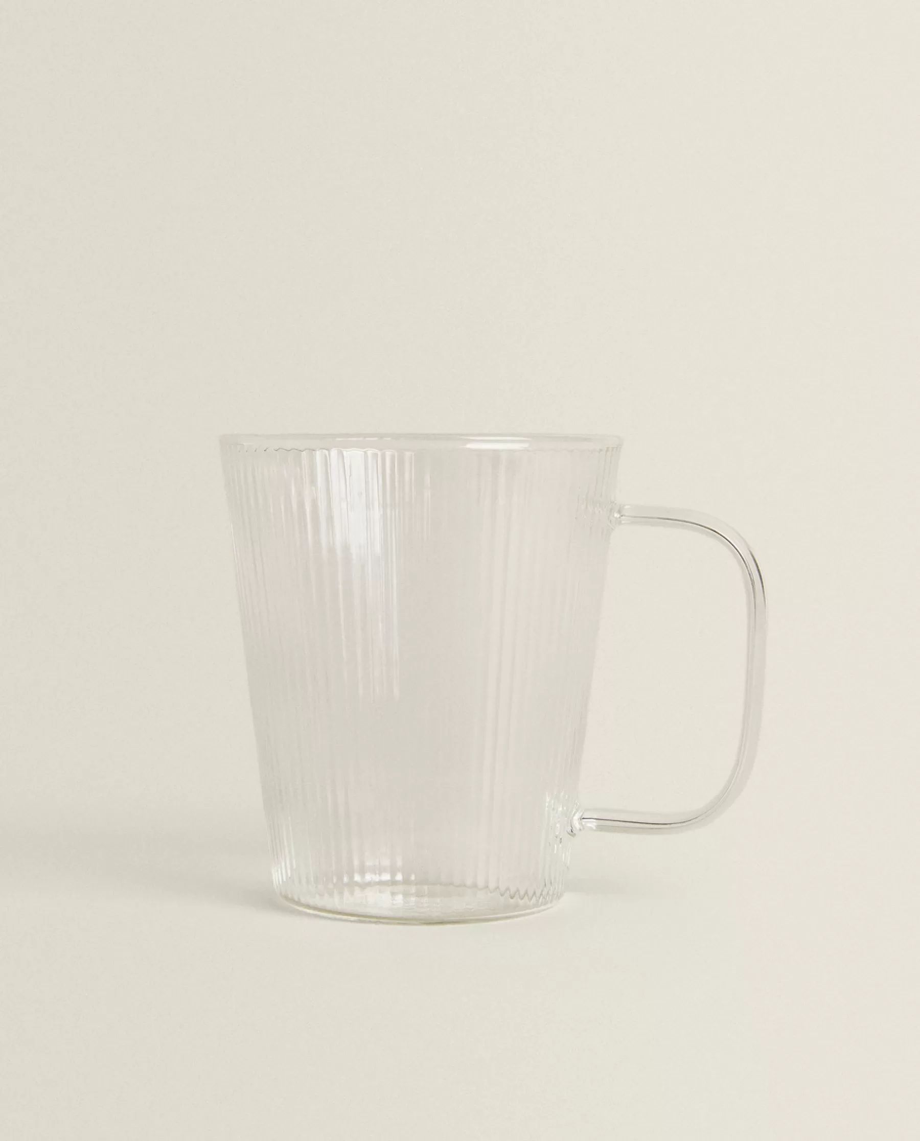 ZARA Home Borosilicate Glass Mug With Lines | Tumblers