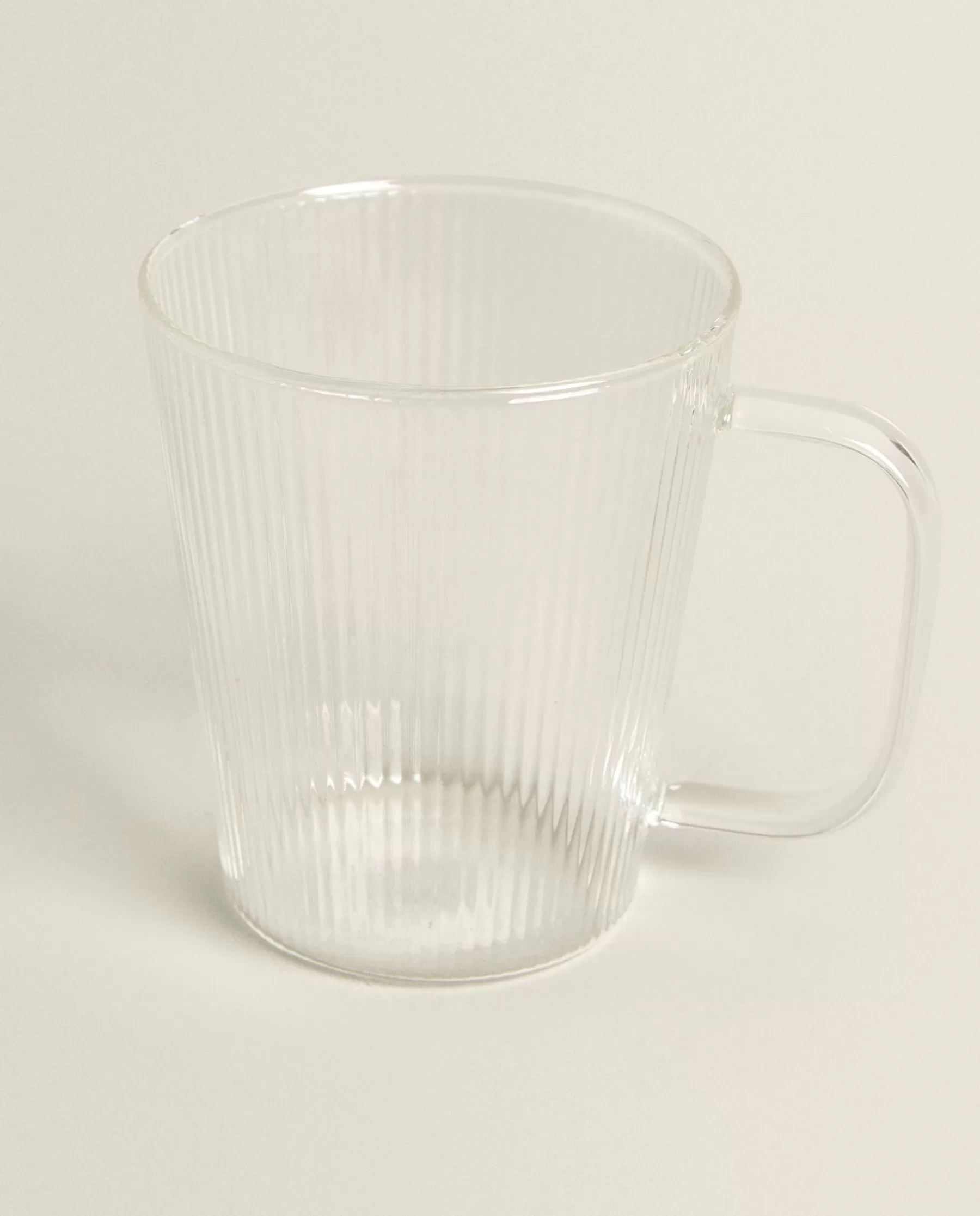 ZARA Home Borosilicate Glass Mug With Lines | Tumblers