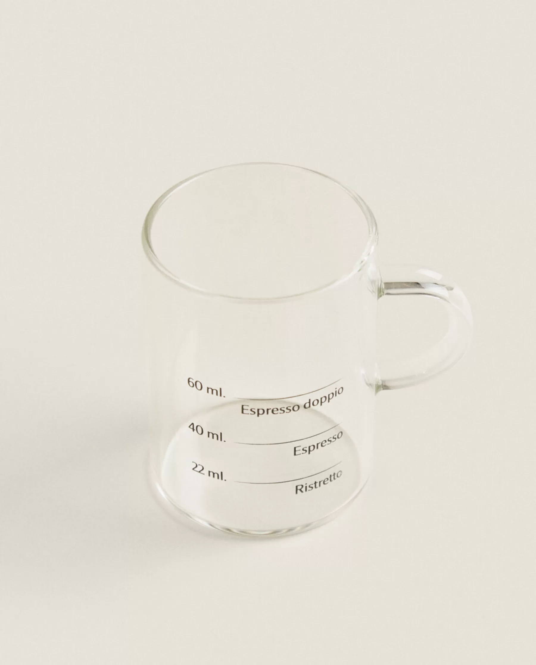 ZARA Home Borosilicate Glass Mug With Silk Screen | Mugs