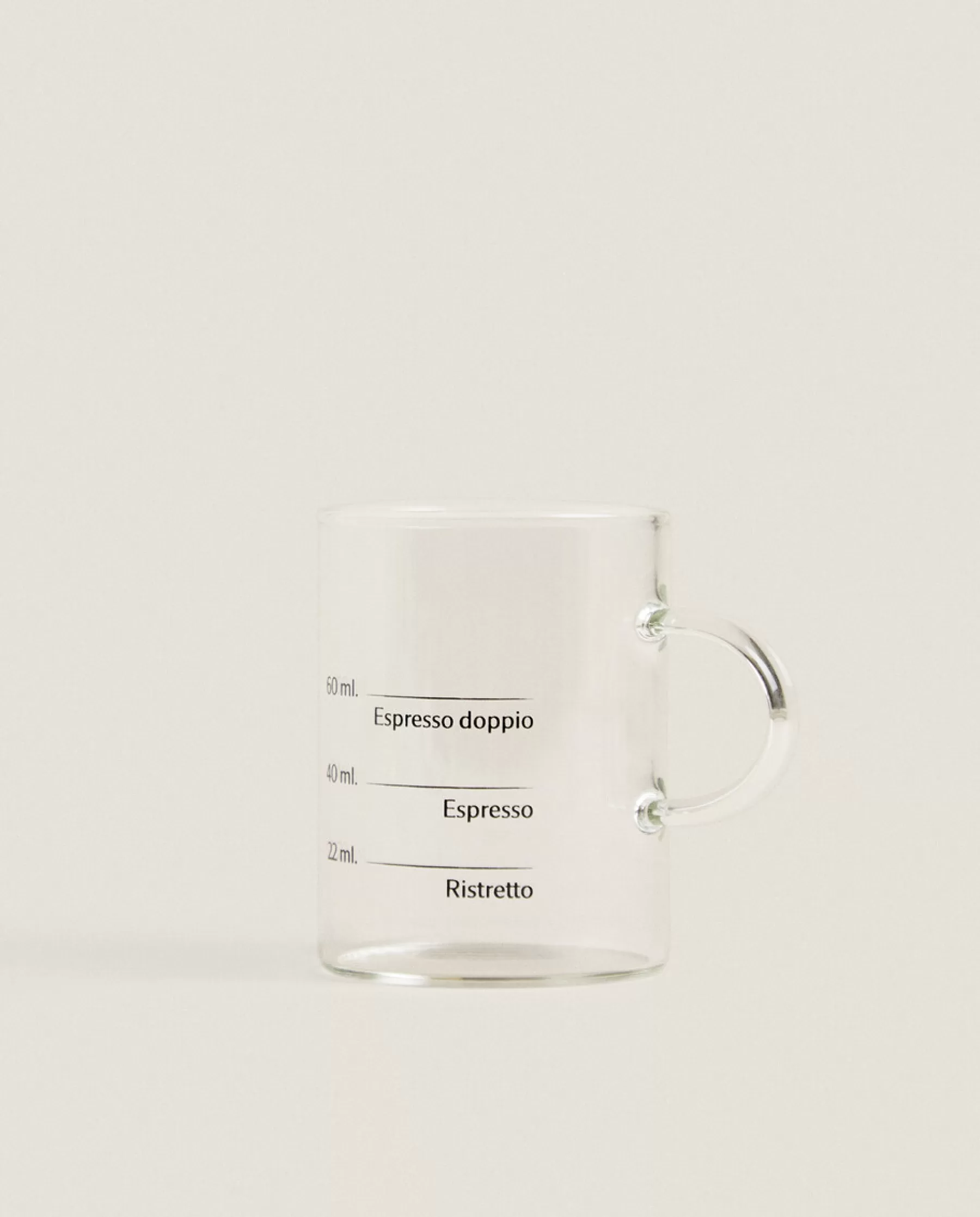 ZARA Home Borosilicate Glass Mug With Silk Screen | Mugs