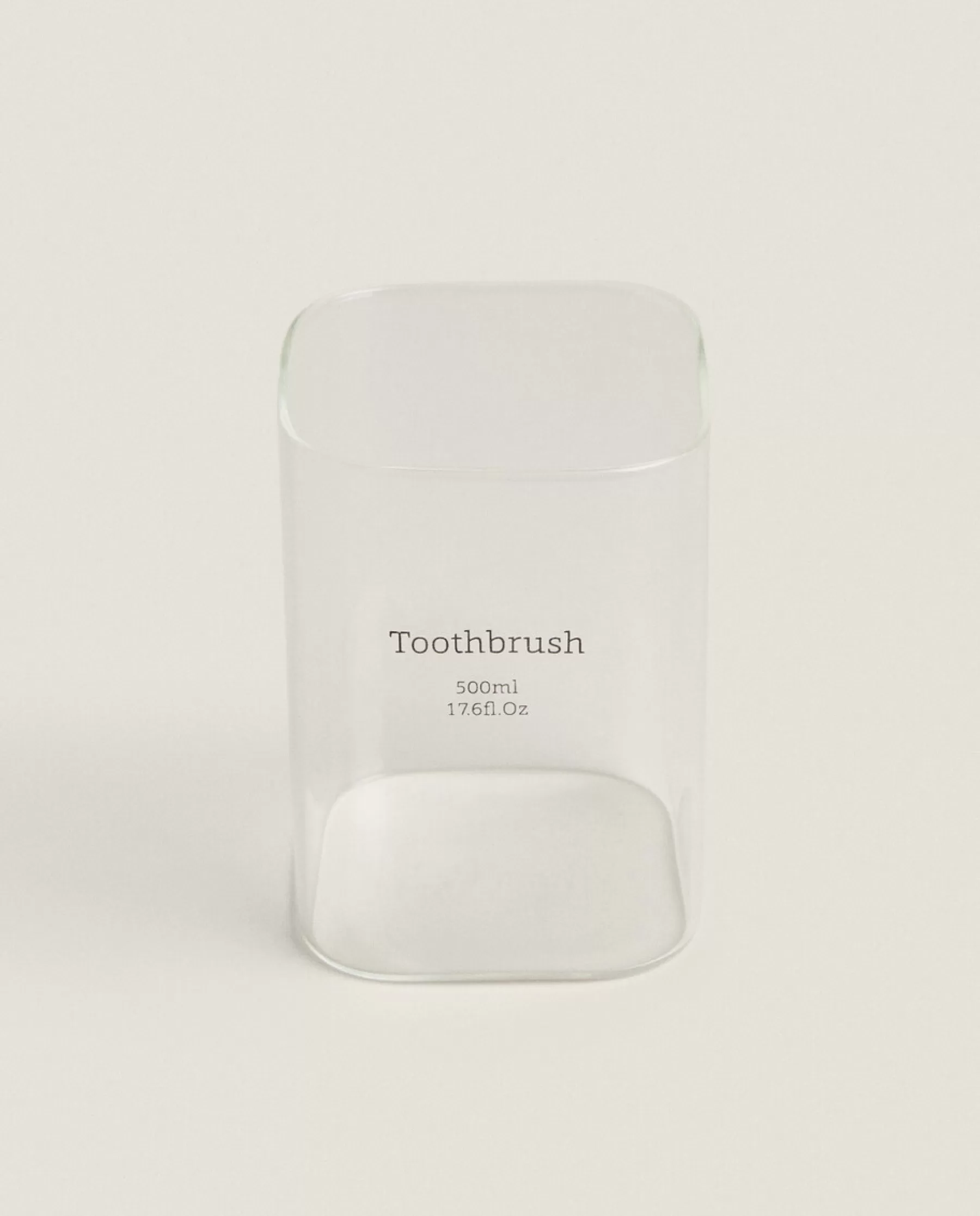 ZARA Home Borosilicate Glass Slogan Tumbler | Glasses