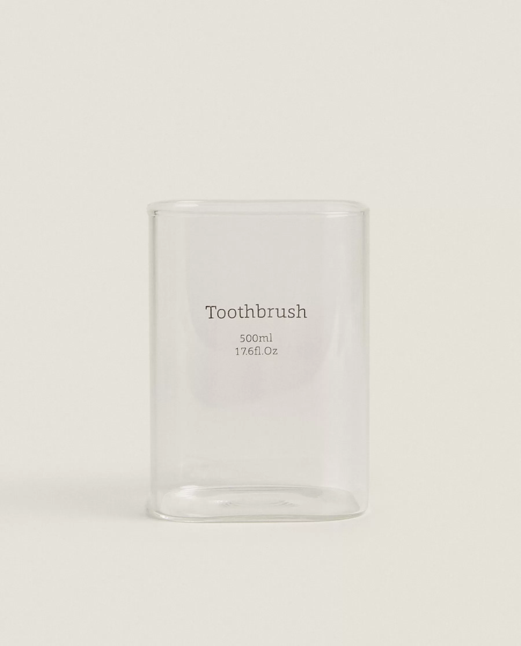 ZARA Home Borosilicate Glass Slogan Tumbler | Glasses