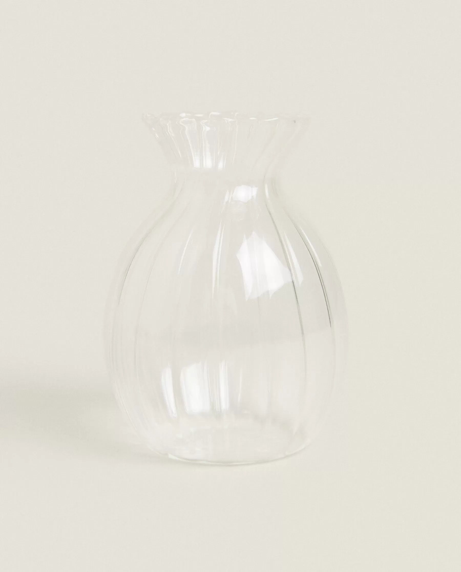 ZARA Home Borosilicate Glass Vase With Lines | Vases