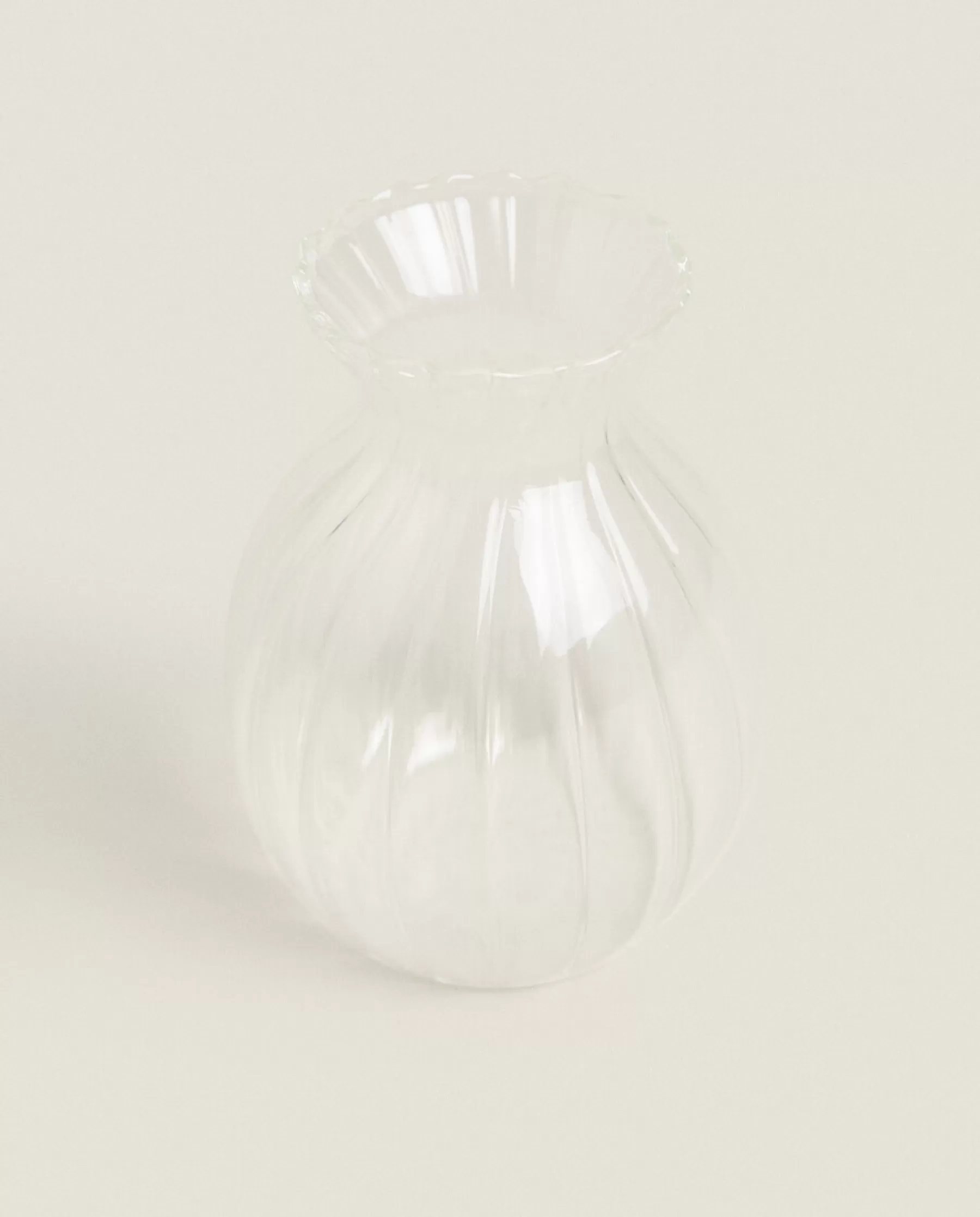 ZARA Home Borosilicate Glass Vase With Lines | Vases