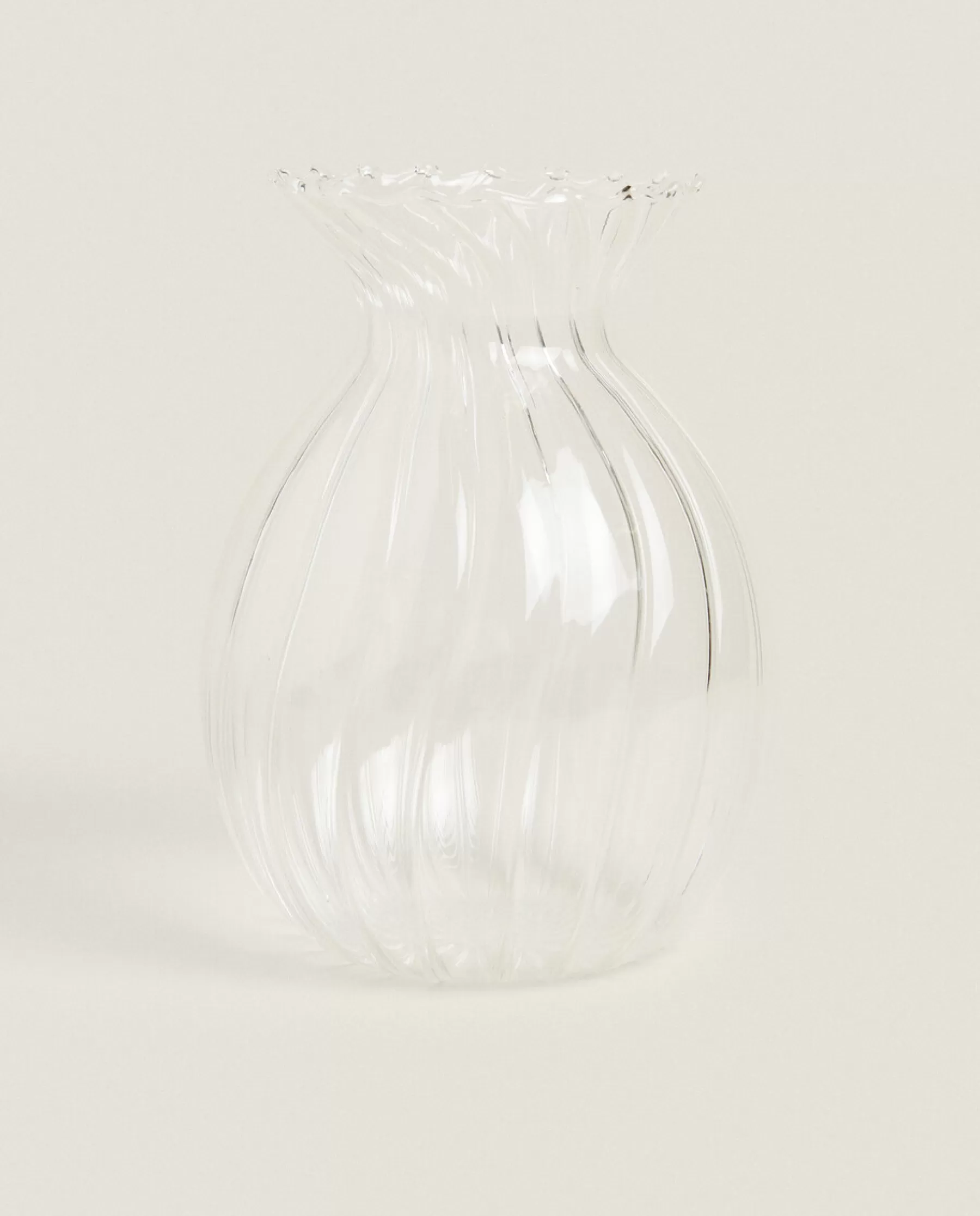 ZARA Home Borosilicate Glass Vase With Lines | Vases