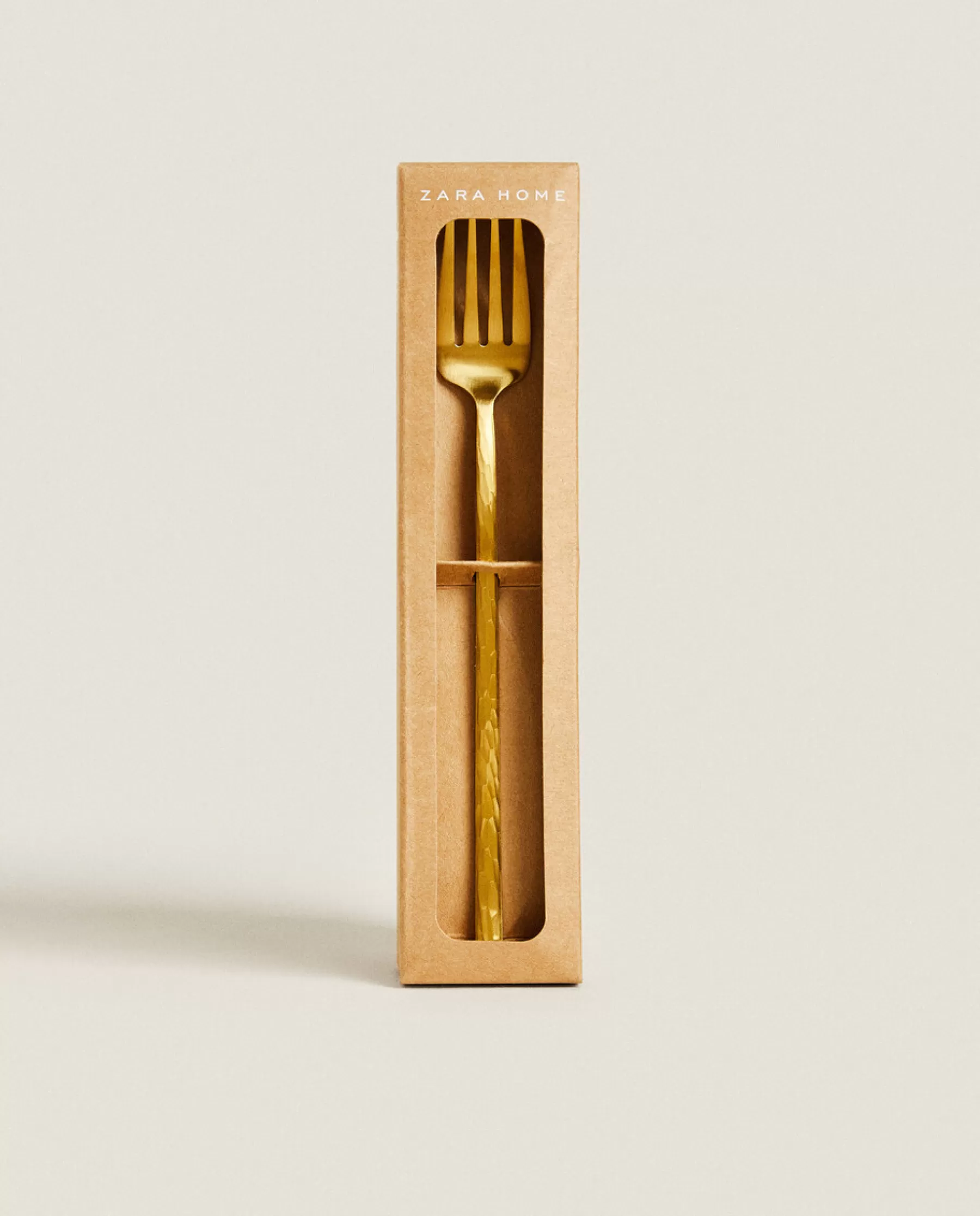 ZARA Home Box 4 Forks With Hammered Handle | Cutlery