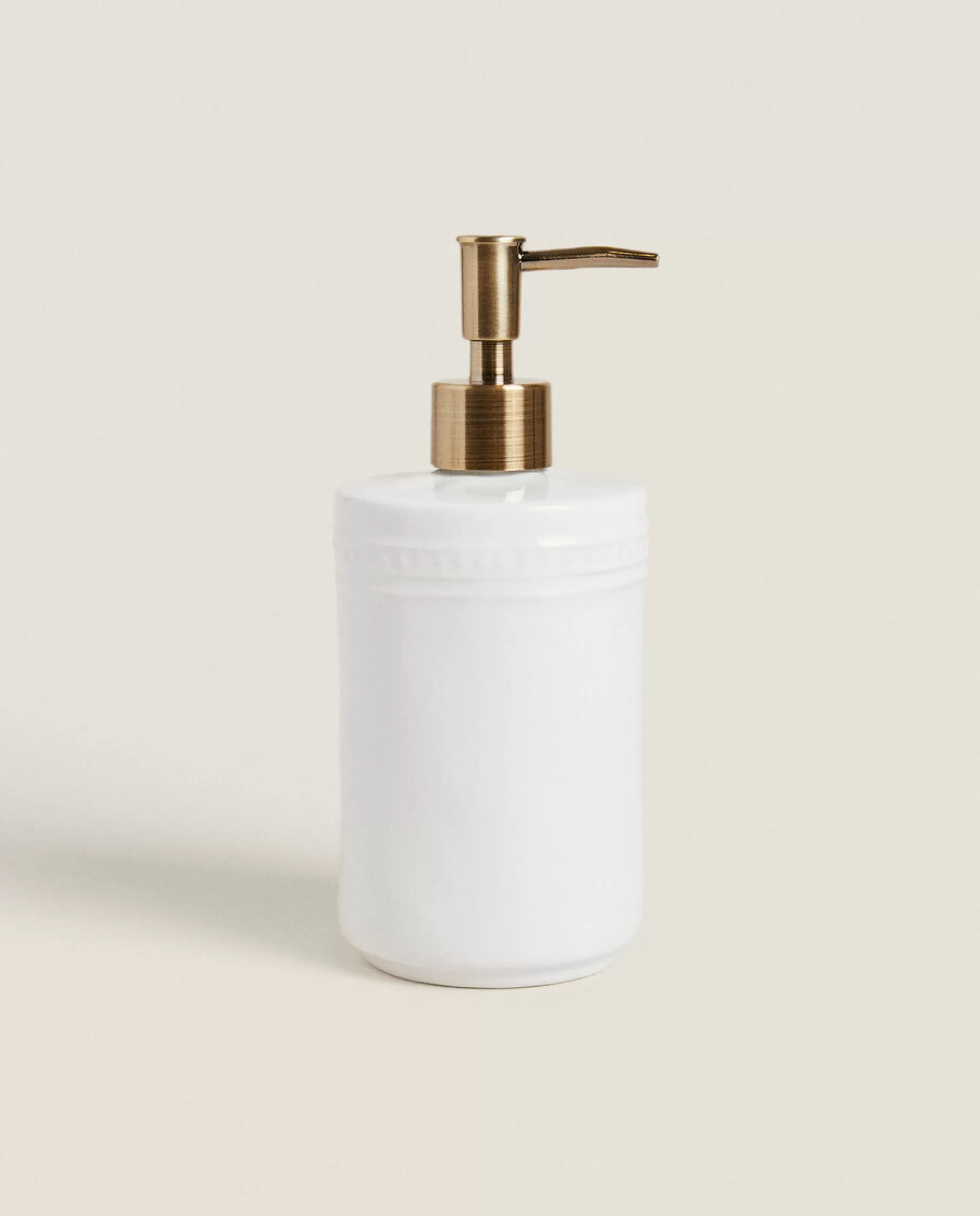 ZARA Home Ceramic Dispenser With A Raised Design | Dispensers