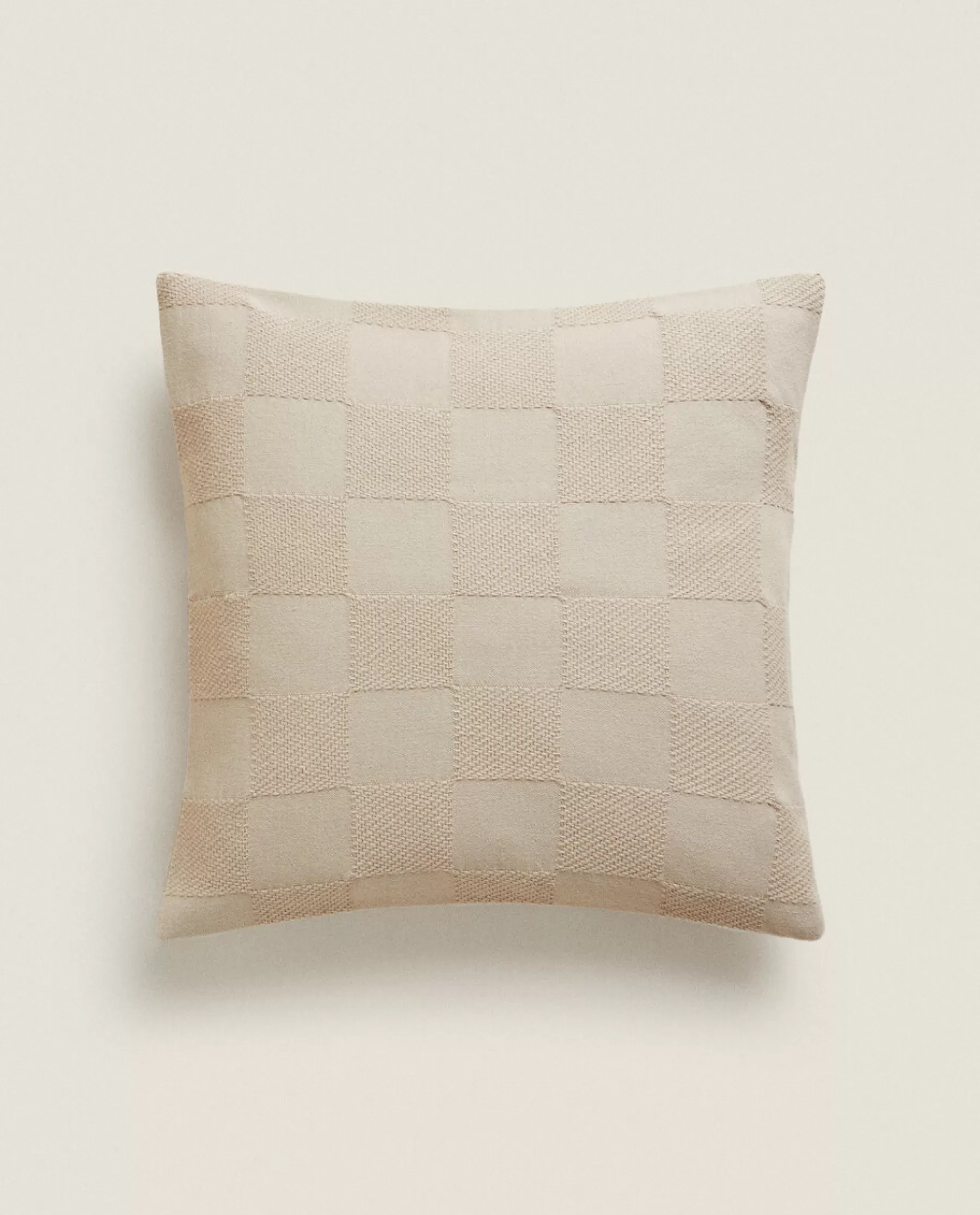 ZARA Home Check Cotton Throw Pillow Cover | Crib Bedding