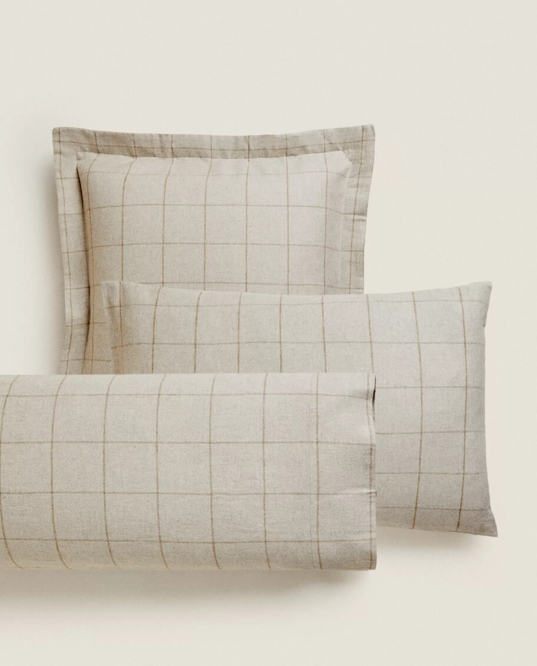 ZARA Home Check Flannel Pillowcase | Pillowcases