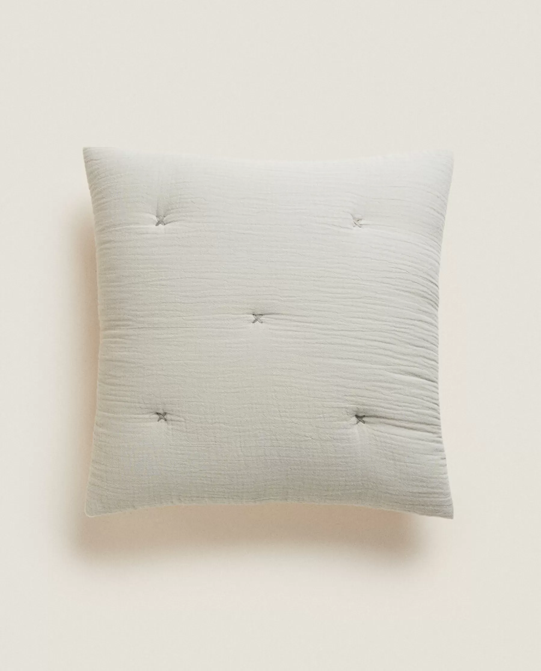 ZARA Home Chiffon And Cotton Jersey Throw Pillow Cover | Crib Bedding