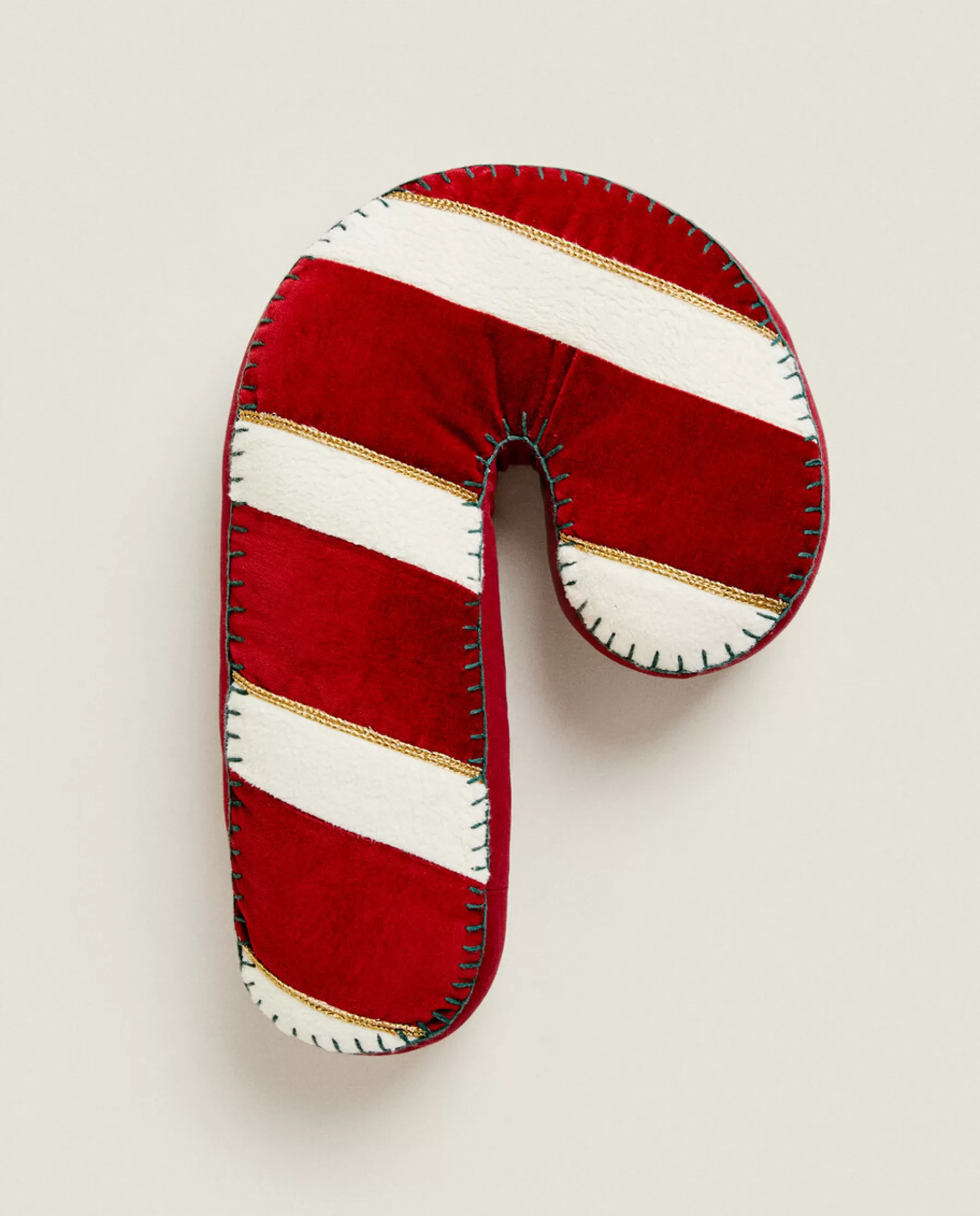 ZARA Home Children'S Candy Cane Christmas Pillow | Kids