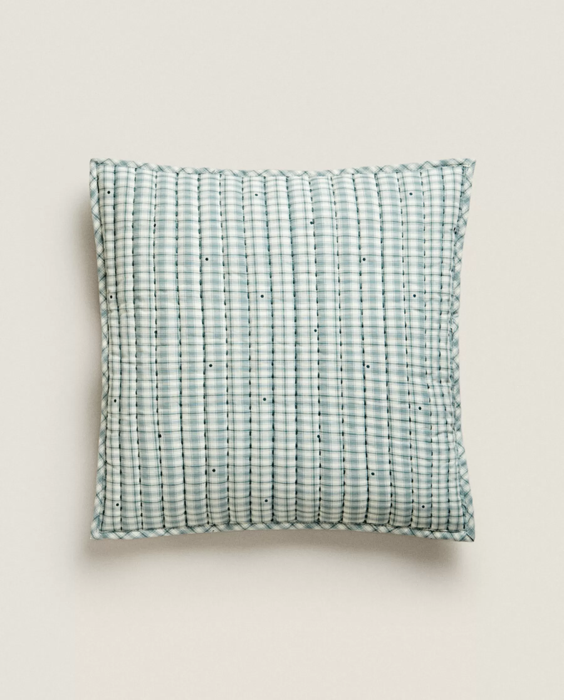 ZARA Home Children'S Checked Christmas Throw Pillow Cover | Kids