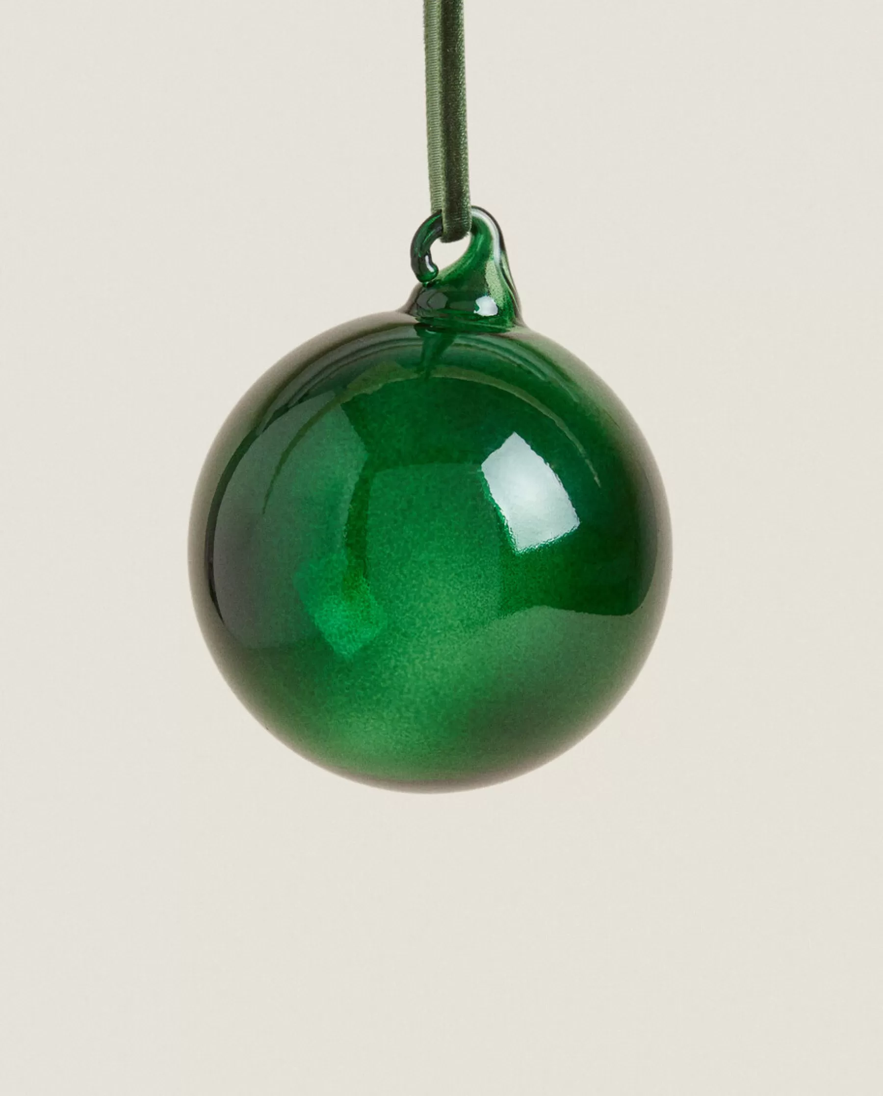 ZARA Home Christmas Plain Glass Bauble Decoration | Decoration