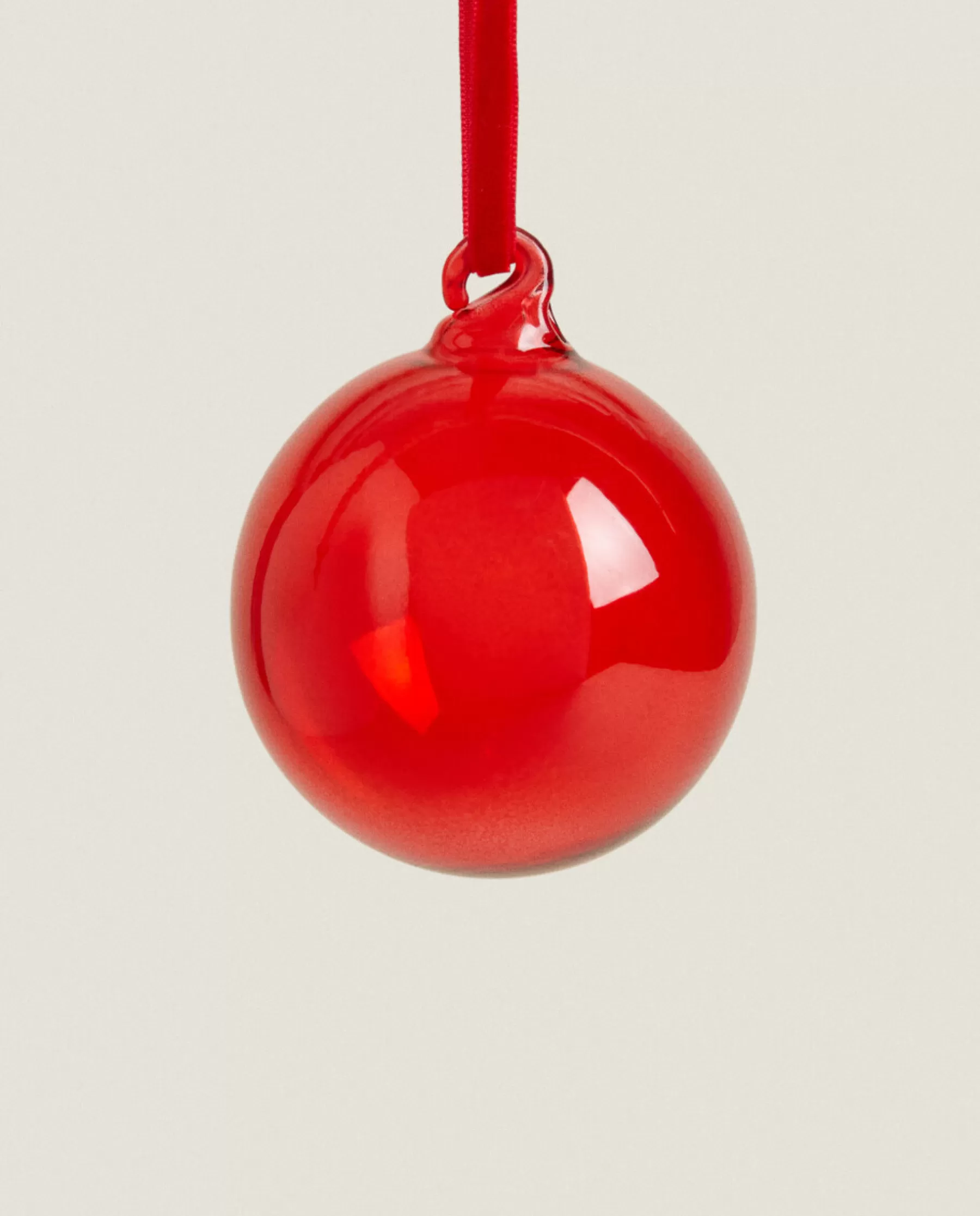 ZARA Home Christmas Plain Glass Bauble Decoration | Decoration