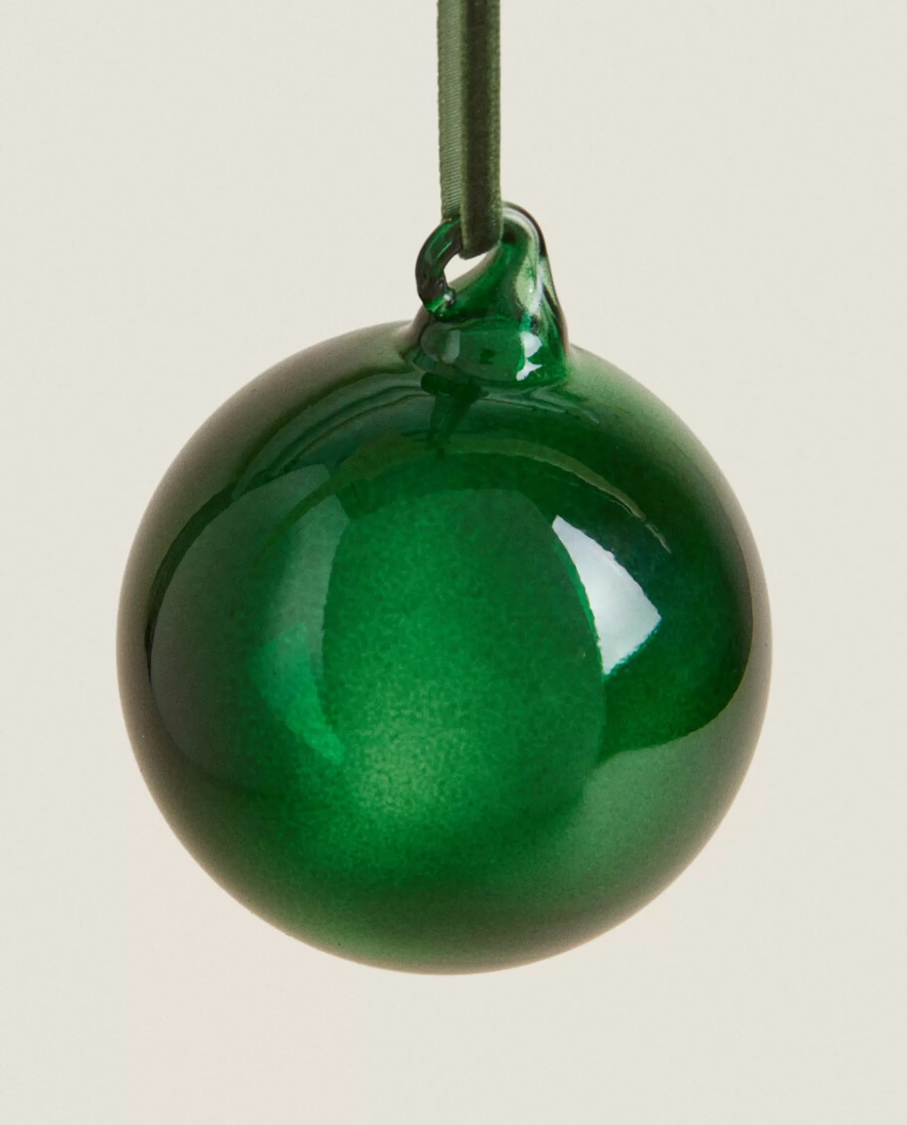 ZARA Home Christmas Plain Glass Bauble Decoration | Decoration