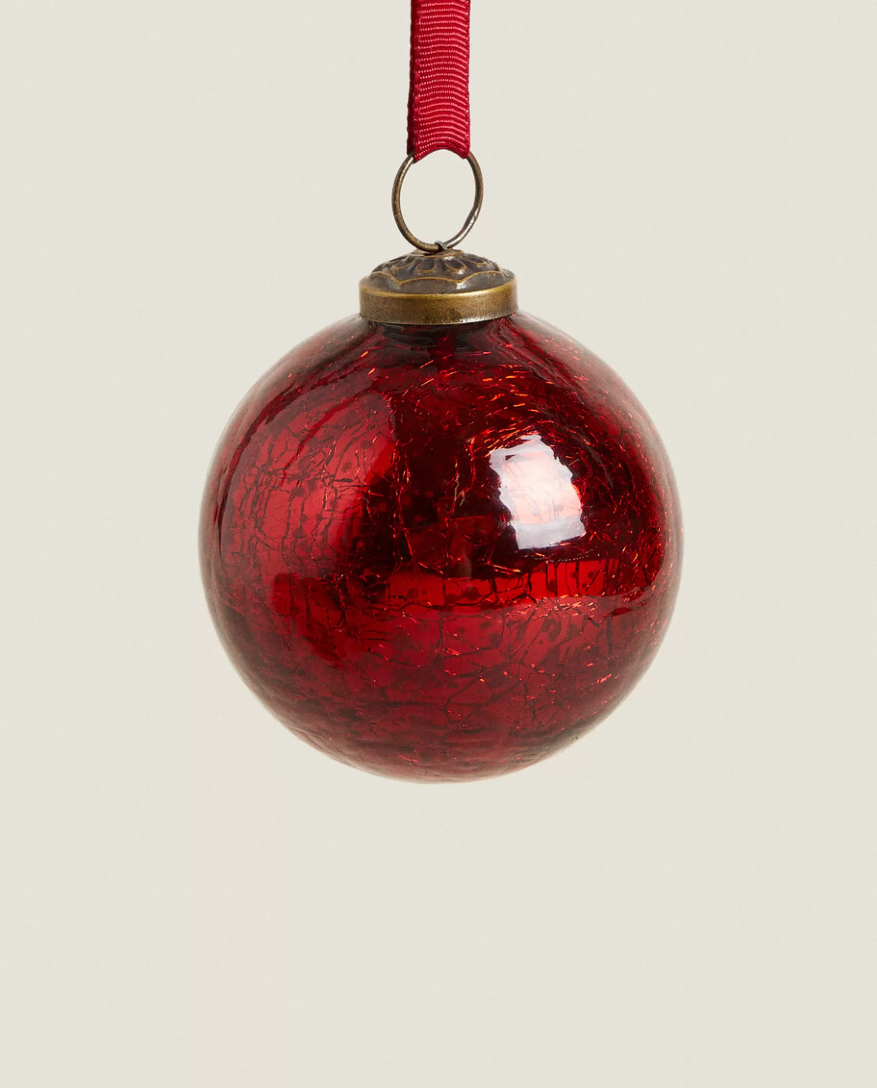 ZARA Home Christmas Spiral Glass Bauble Decoration | Decoration