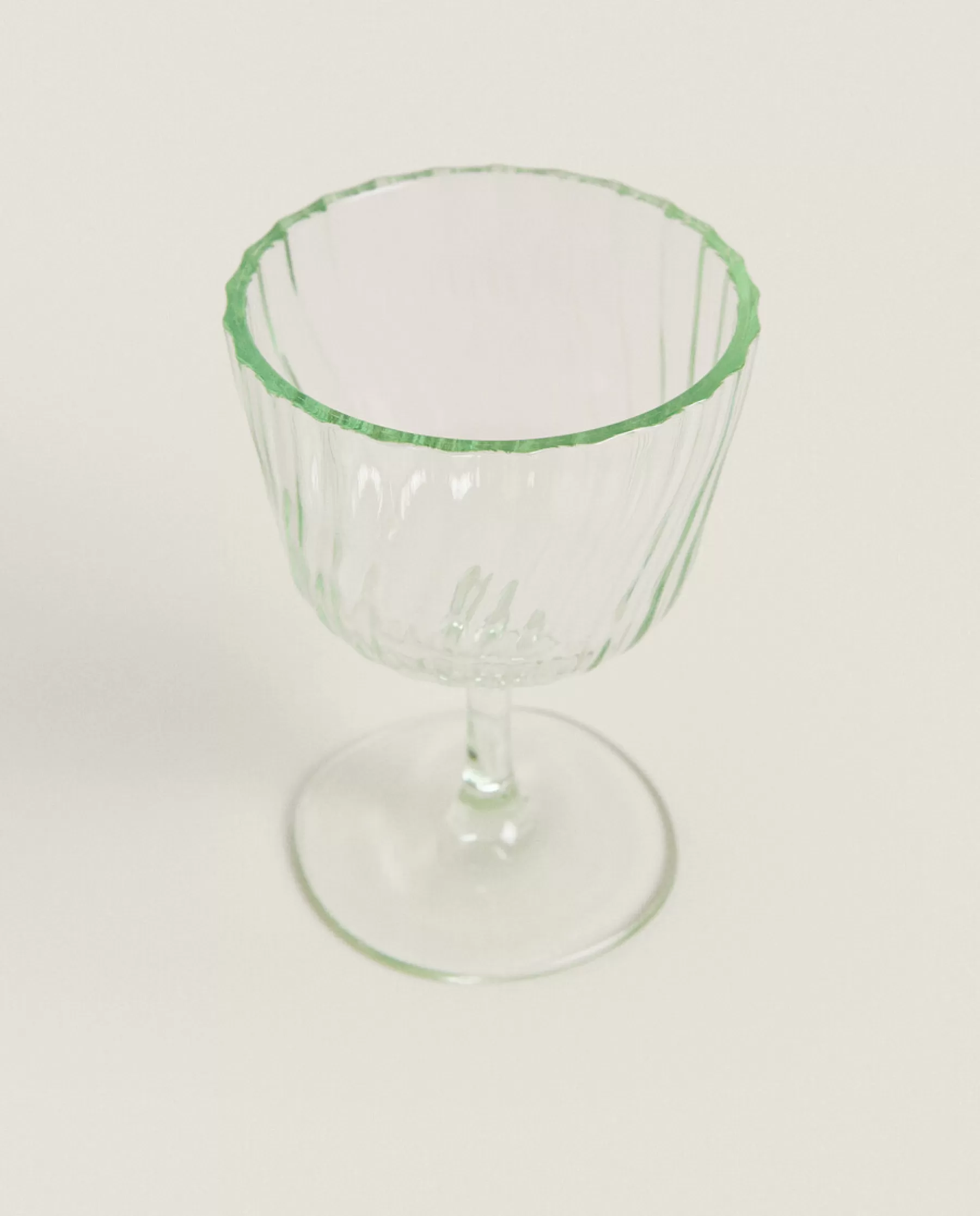 ZARA Home Colored Glass With Lines | Glasses And Flutes