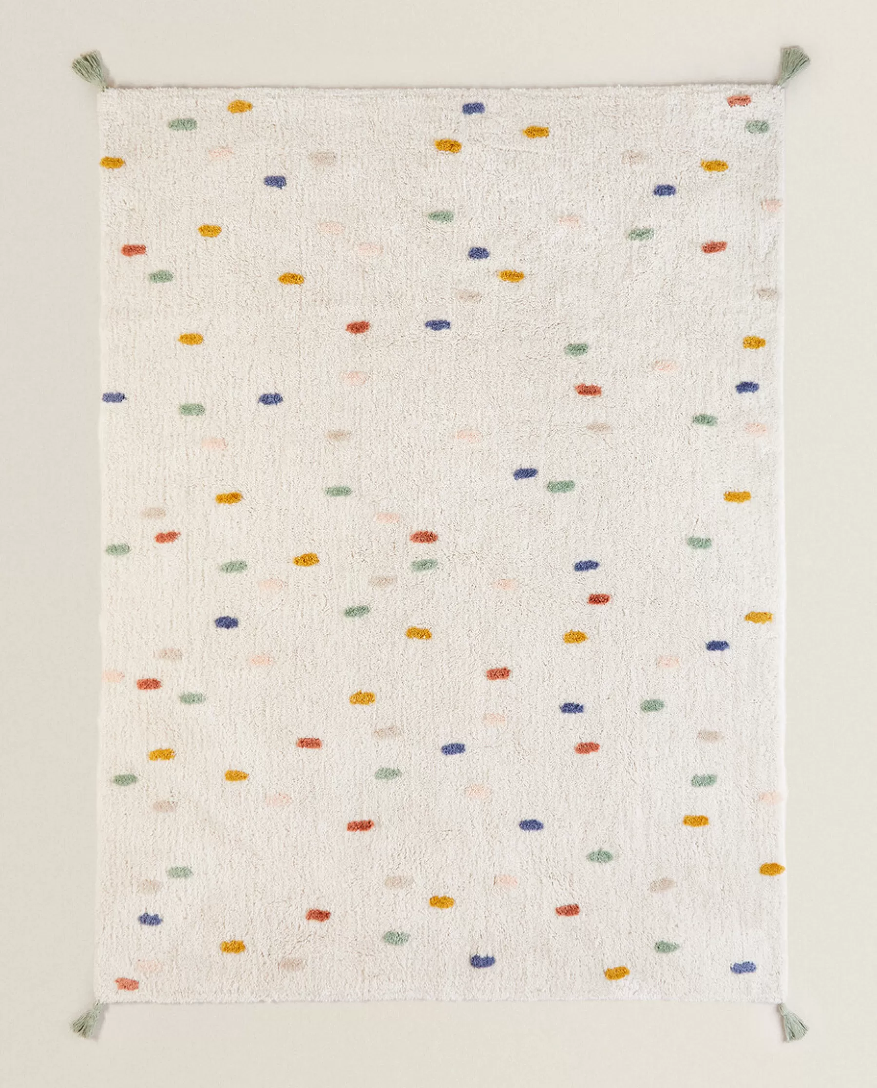 ZARA Home Colored Polka Dot Rug | Rugs