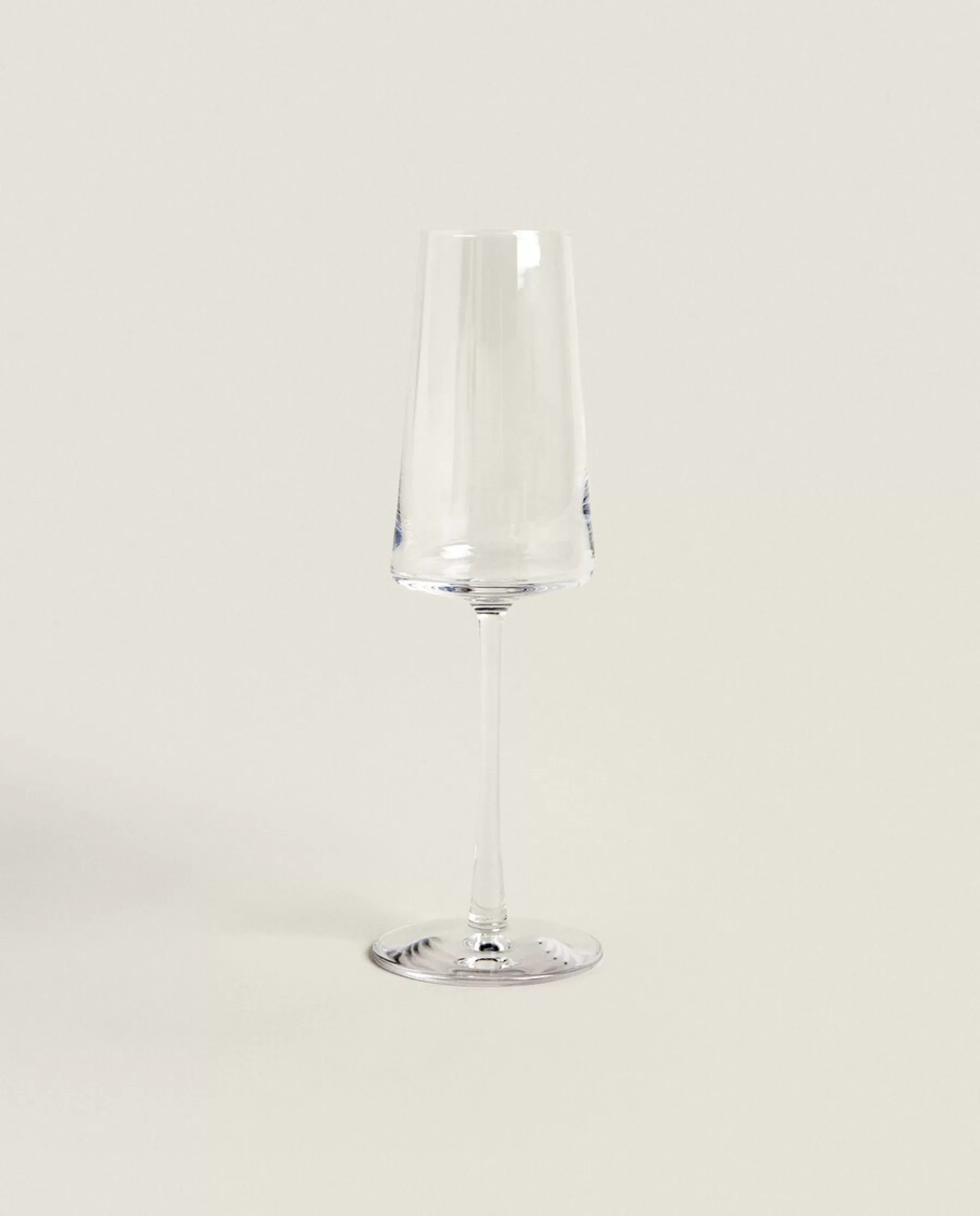 ZARA Home Conical Crystalline Flute Glass | Glasses And Flutes