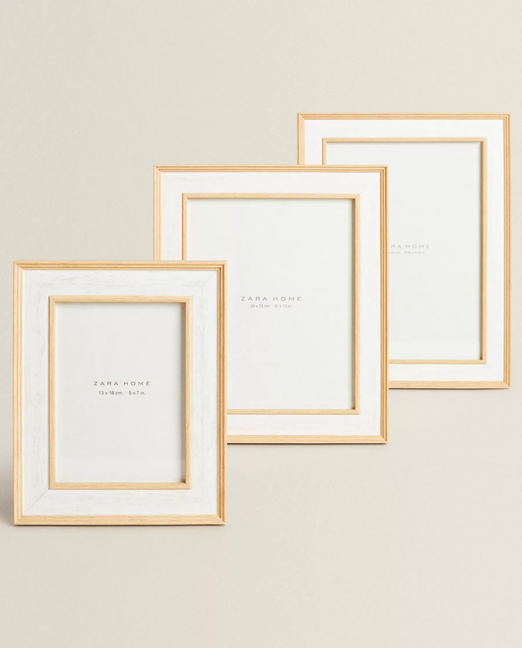 ZARA Home Contrast Wooden Frame | Frames And Canvases