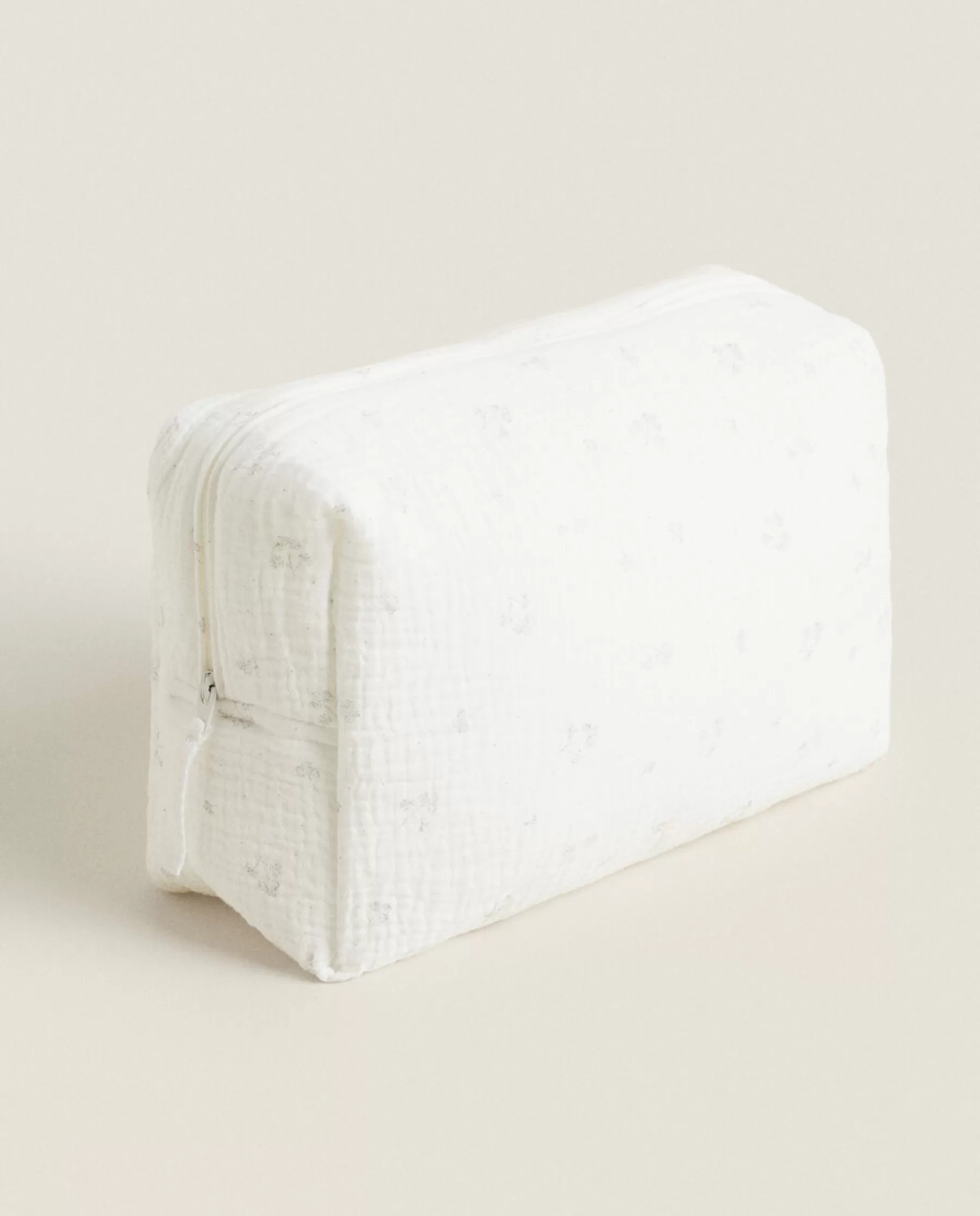 ZARA Home Cotton Chiffon Clover Cosmetic Bag | Toiletry Bags