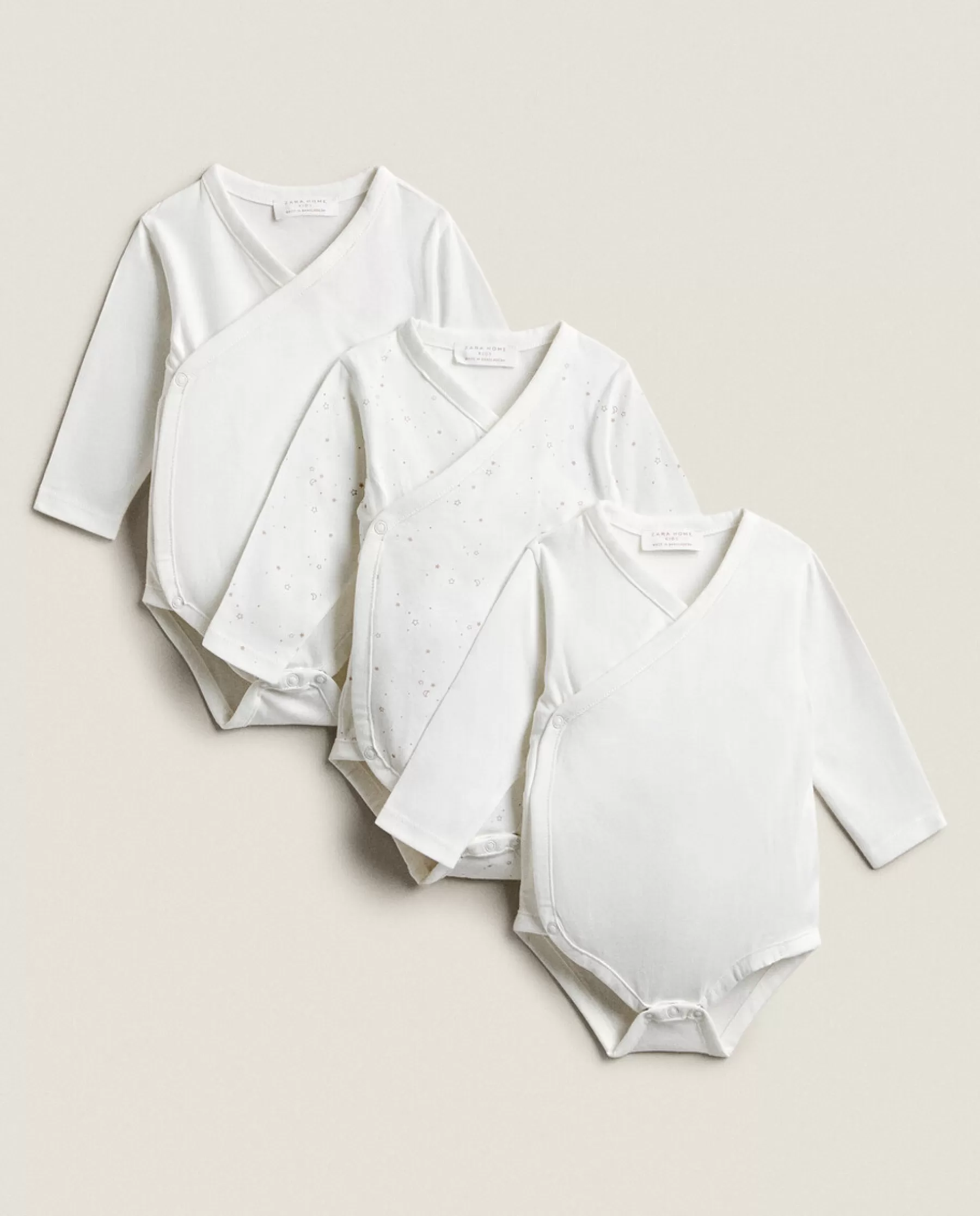 ZARA Home Cotton Jersey Bodysuits (Pack Of 3) | Clothing And Footwear