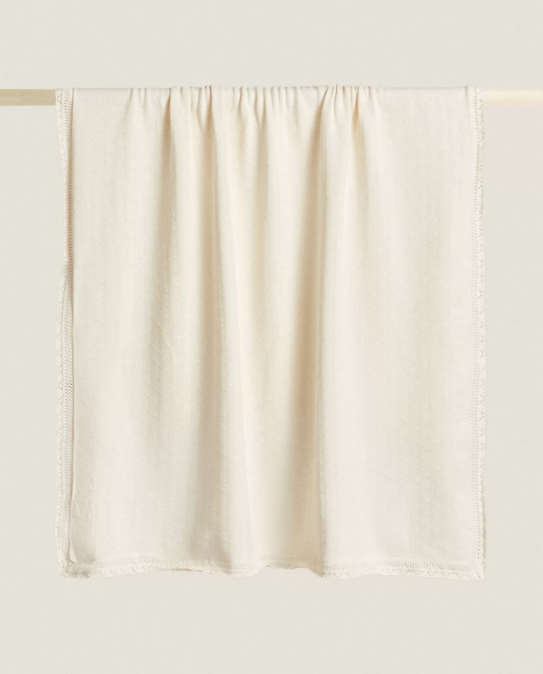 ZARA Home Cotton Knit Blanket | Blankets