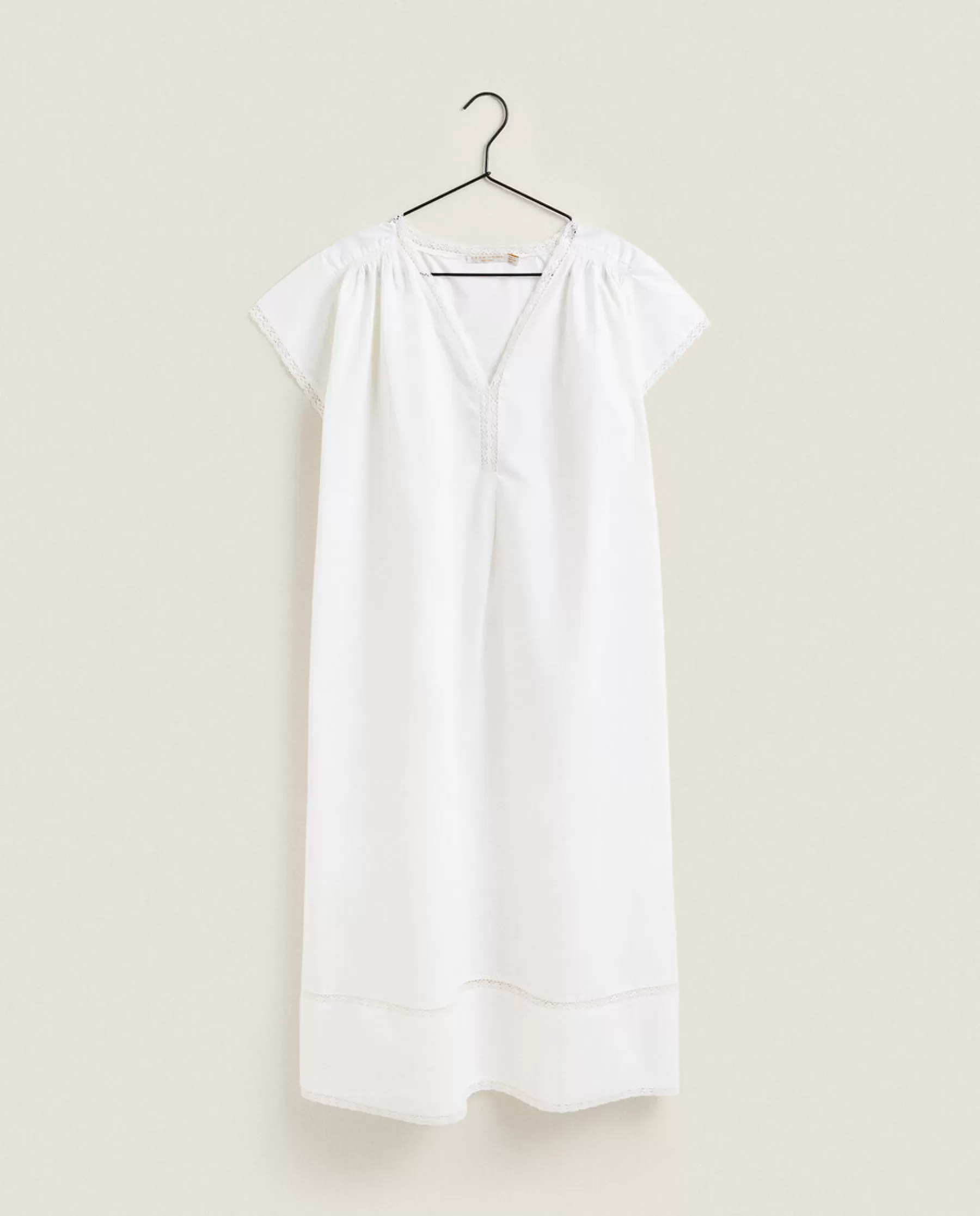 ZARA Home Cotton Poplin Nightgown | Nightdresses