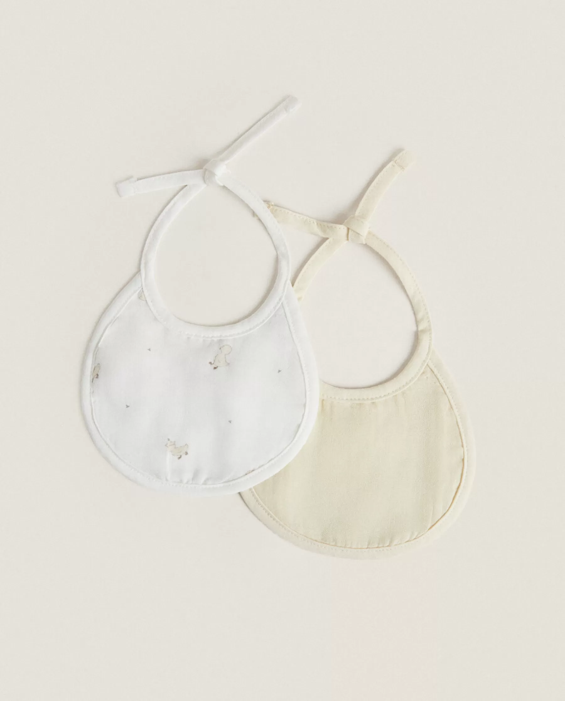 ZARA Home Duck Muslin Bibs (Set Of 2) | Mealtime