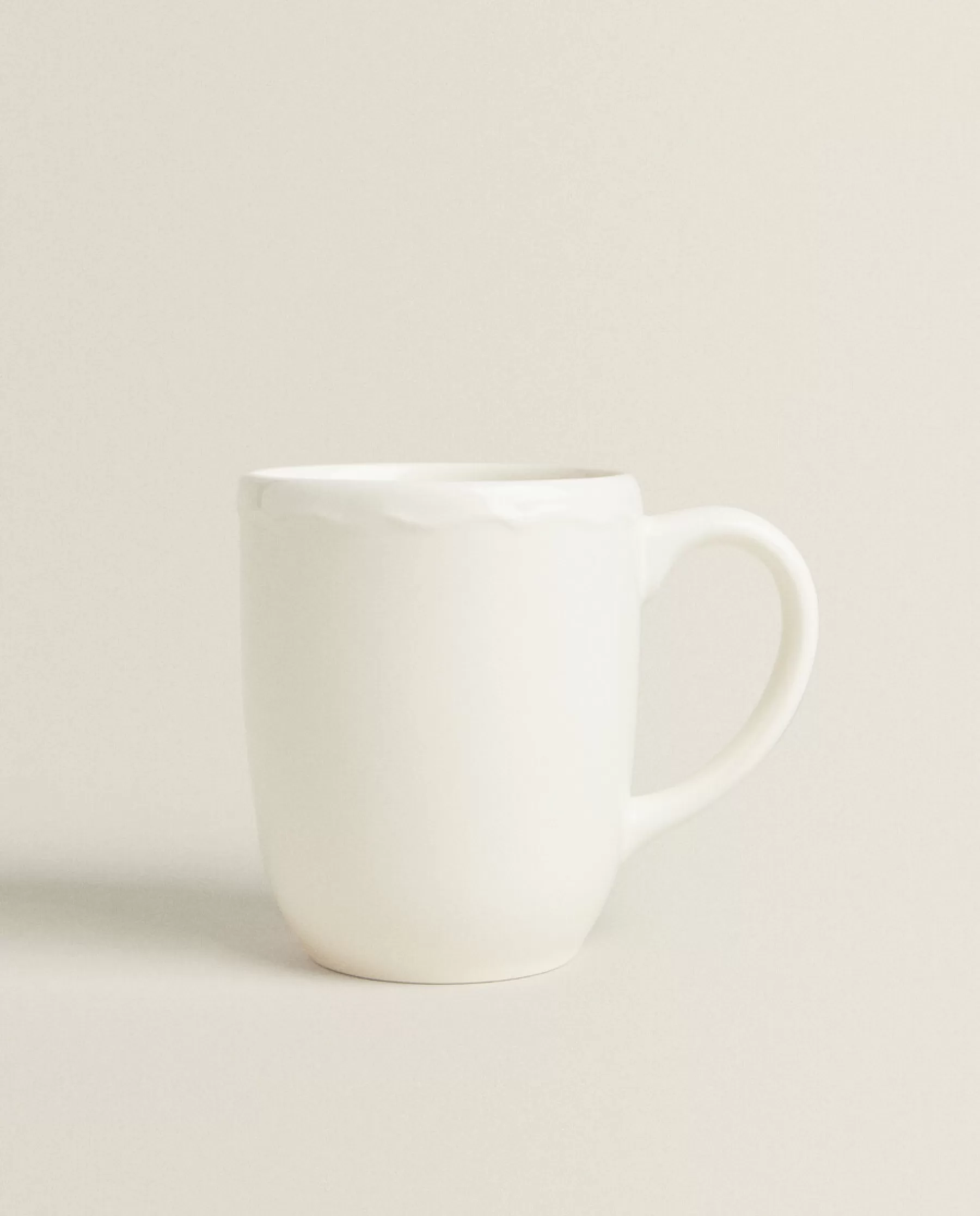 ZARA Home Earthenware Mug With A Raised-Design Edge | Mugs